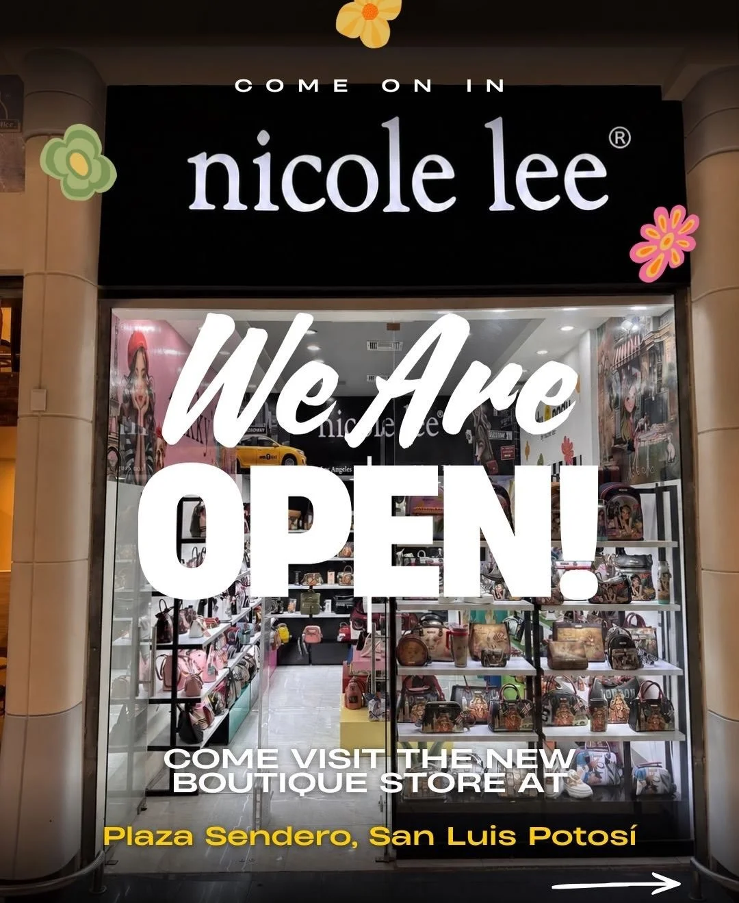 ✨ We&rsquo;re officially in San Luis Potos&iacute;! ✨

We&rsquo;re excited to announce the opening of our second newest Nicole Lee Boutique at Plaza Sendero, San Luis Potos&iacute;! 🛍️💖

Discover three of our brands all under one roof: Nicole Lee, 