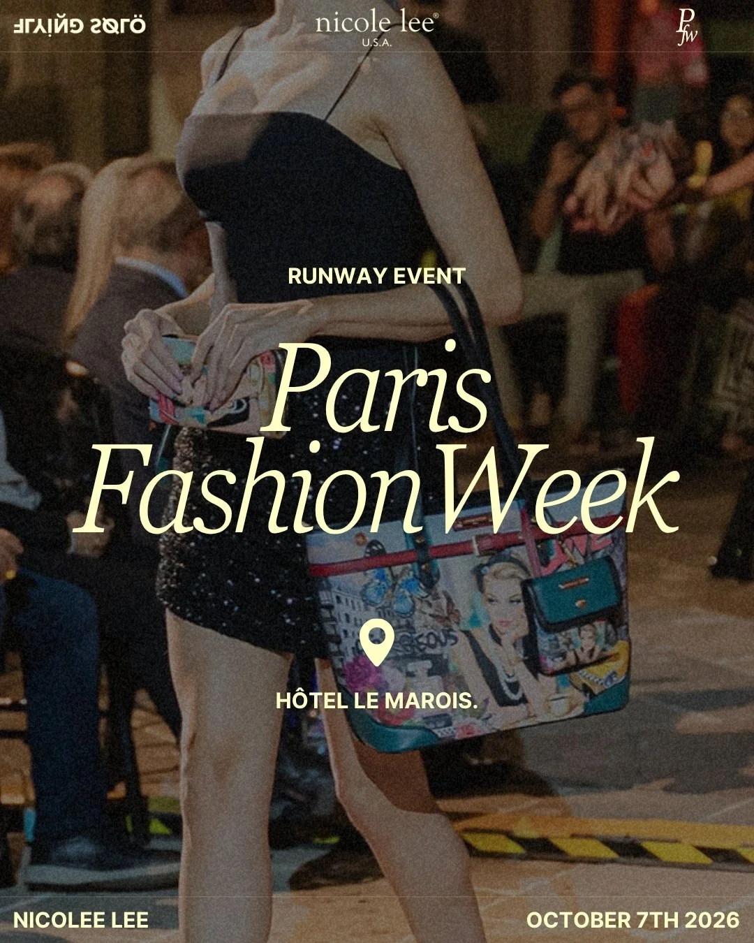 The countdown is on. 🇫🇷 ✨ 

On October 7th, the lights of Paris will shine a little brighter as NICOLE LEE takes the runway for Paris Fashion Week. ✨

A celebration of bold design, effortless elegance, and the art of making a statement. One look at