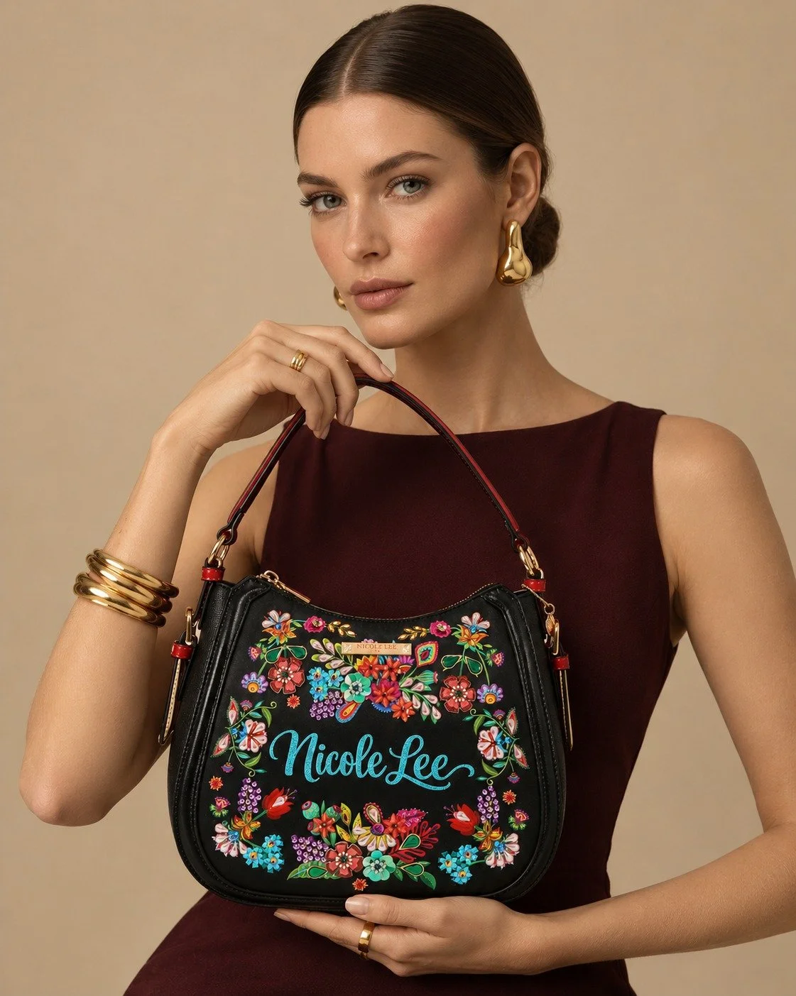 POV: your bag just became the whole look. 🌺✨

Meet the Keep Dreaming Rounded Saddle Bag. Bold color, dreamy 3D blooms, and just the right amount of extra. 💐

For the girls who don&rsquo;t do boring. 💅🏼

#nicoleleeusa #saddlebags #fw26