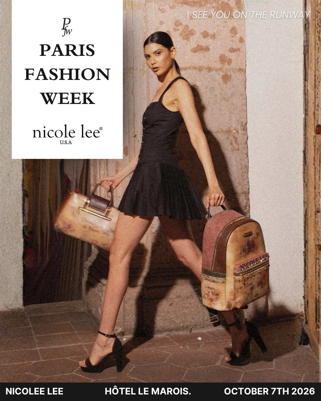 See you on the runway. ✨🇫🇷

Nicole Lee is heading to Paris Fashion Week on October 7th for an unforgettable night of fashion, style, and statement-making looks.

📍 H&ocirc;tel Le Marois
📅 October 7th, 2026

Stay tuned for the runway moment. 🖤

#