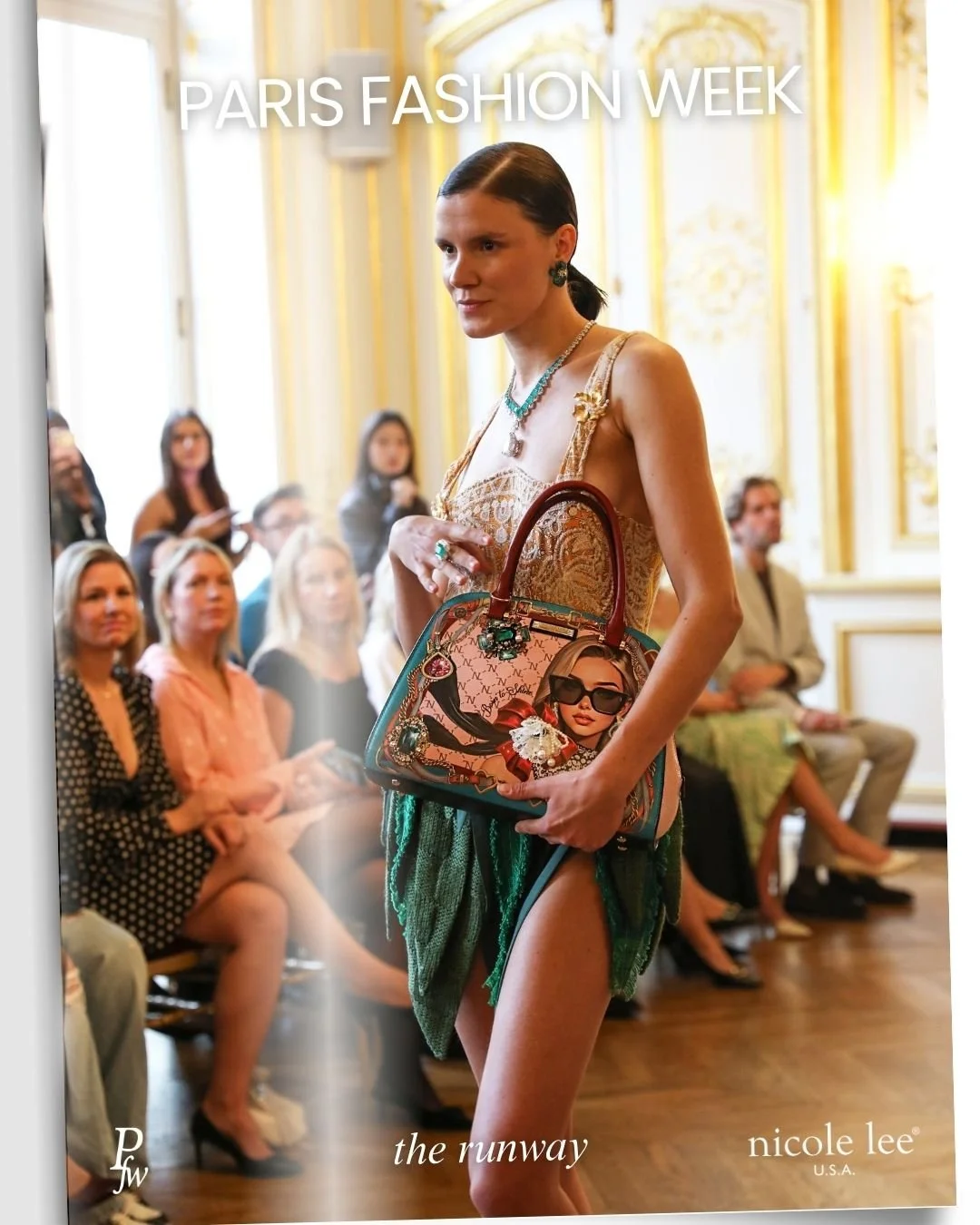 Paris Fashion Week, through the Nicole Lee lens. ✨🇫🇷

A closer look at our bags on the runway, where bold details, artistic designs, and fashion come together. A few unforgettable moments from Paris, celebrating creativity and the art of accessoriz