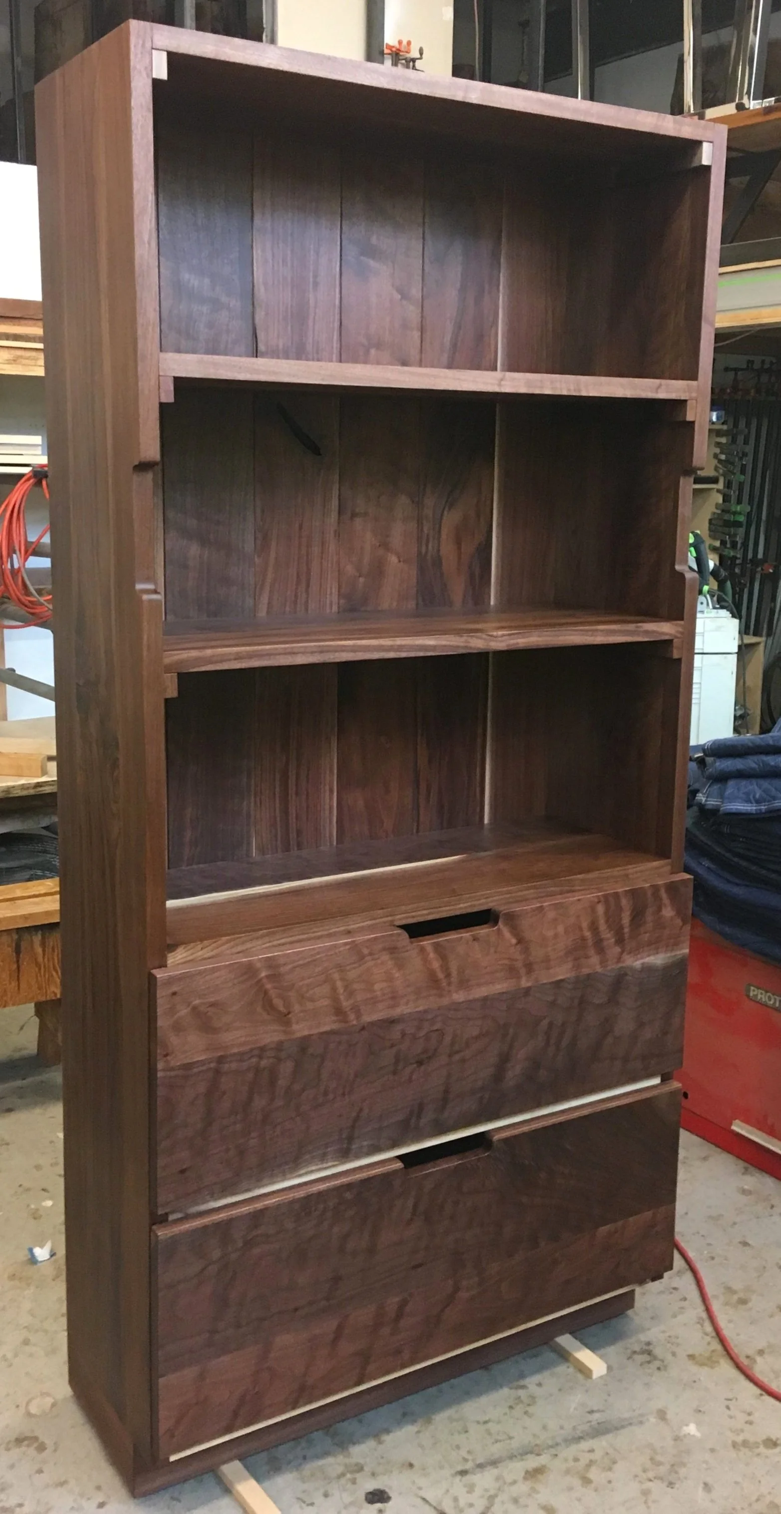 Black Walnut Bar Cabinet | Builder