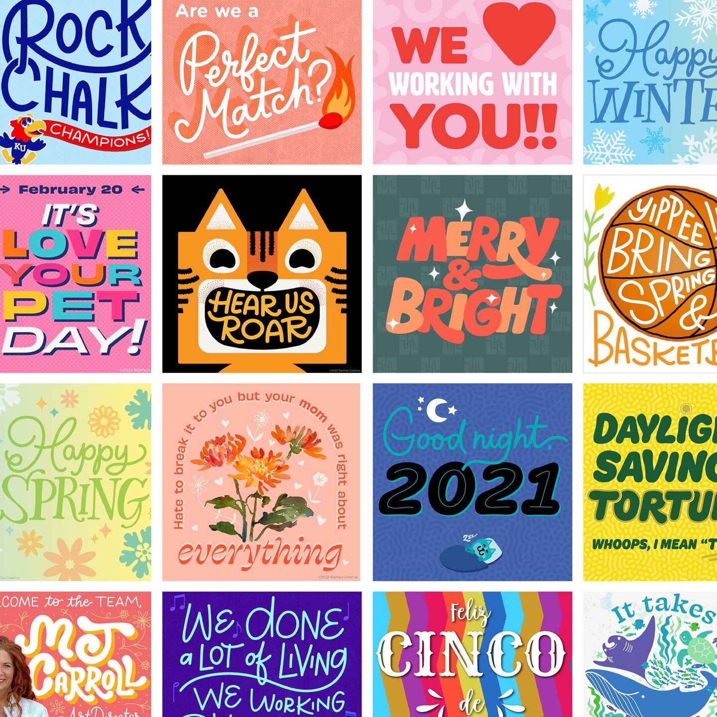 What do these images have in common? They're all examples of how hand lettering and typography can elevate creative work and amp up the personality.

Typography is the art of arranging letters and text to be both aesthetically pleasing and legible. H