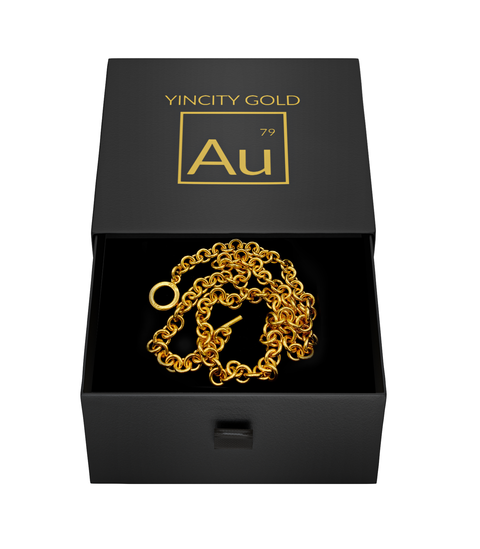 THE 24K GOLD BULLION OPEN LINK CHAIN 
