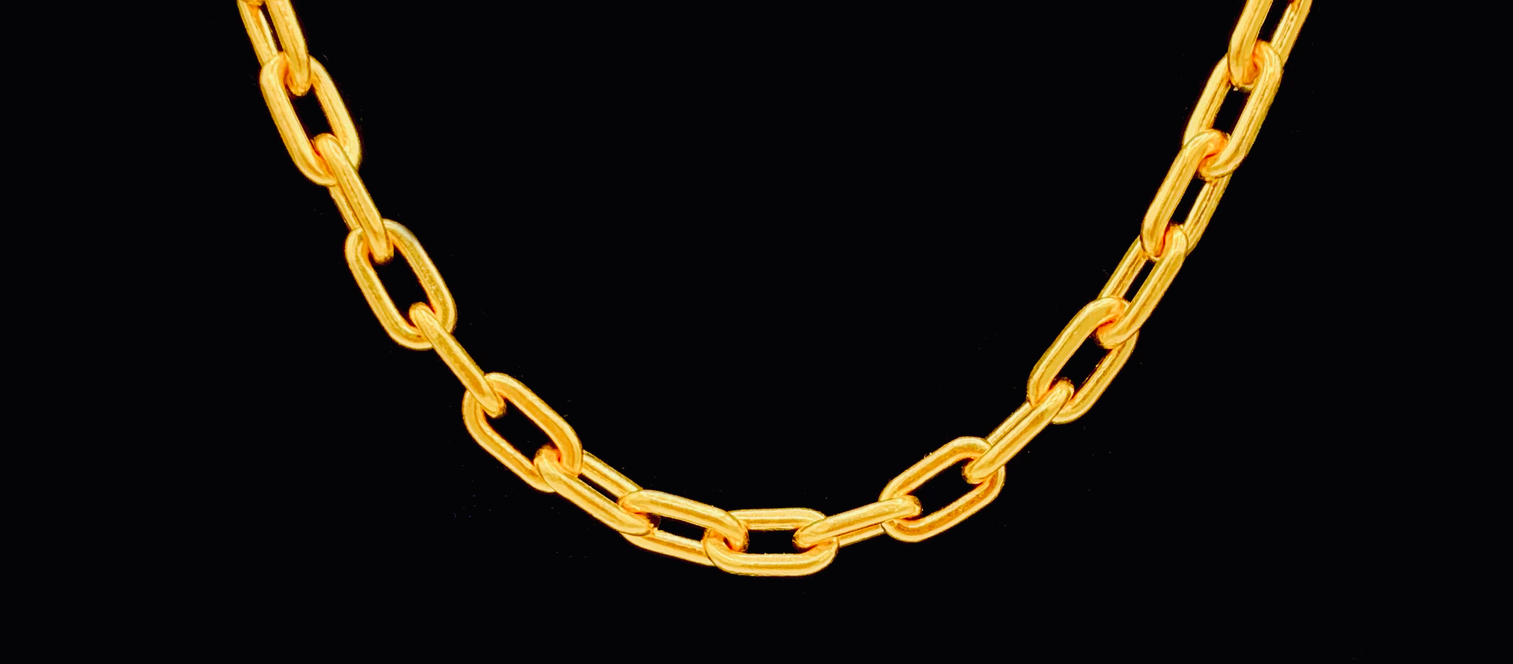 THE 24K GOLD BULLION OPEN LINK CHAIN 