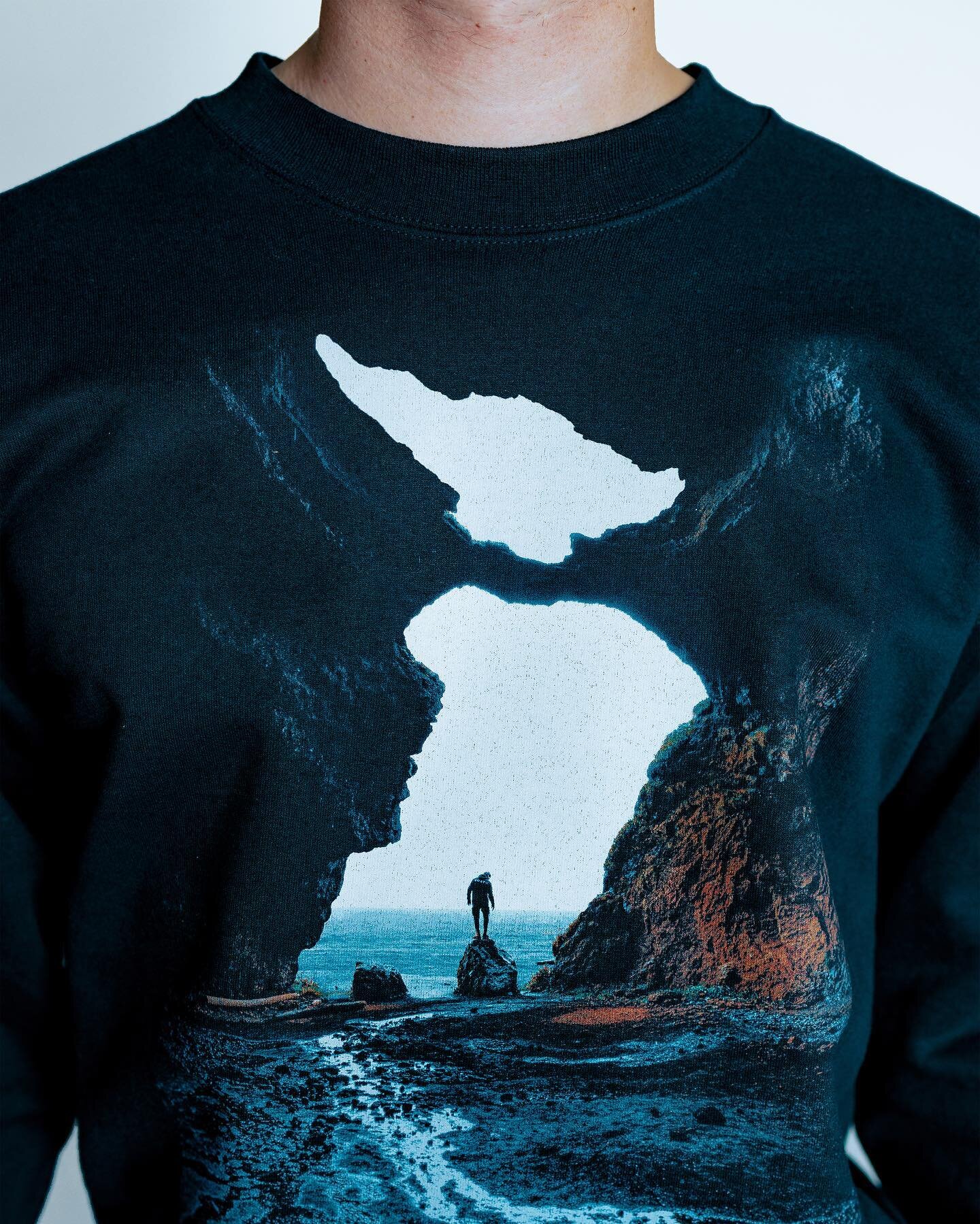 May the 4th be with you! 🤓 
We&rsquo;ve got a crewneck for just the occasion. The Yoda Cave Crewneck was photographed by @chrishenry in southern Iceland in a cave silhouette oddly resembling our favorite little green Jedi master. Available on our we