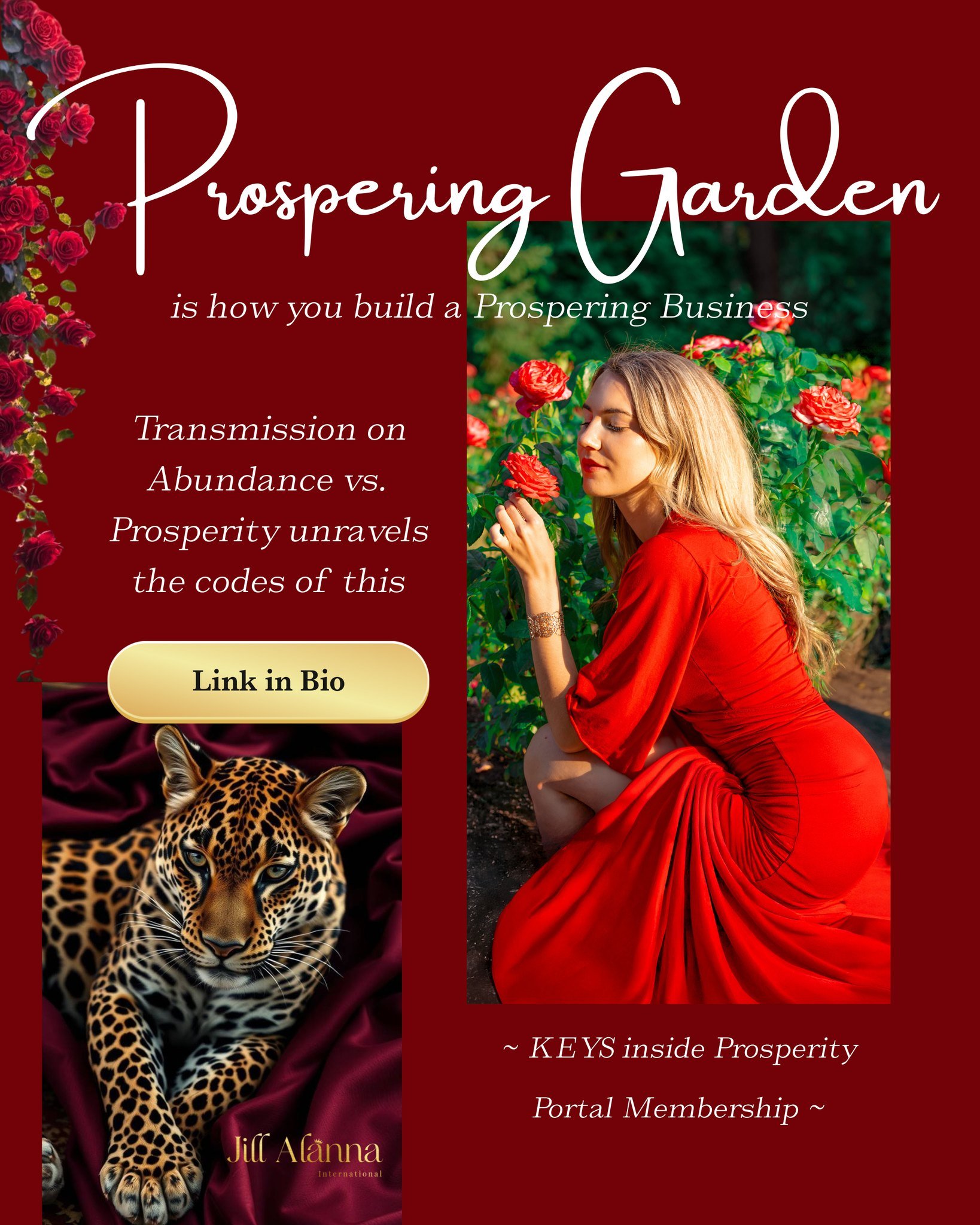 How you nurture a garden&hellip;
is how you nurture a business that thrives. 🌱✨

Prosperity is not luck.
It&rsquo;s daily tending.
It&rsquo;s intention, devotion, and alignment.

Inside Prosperity Portal Membership &mdash;
we unlock the energetic + 
