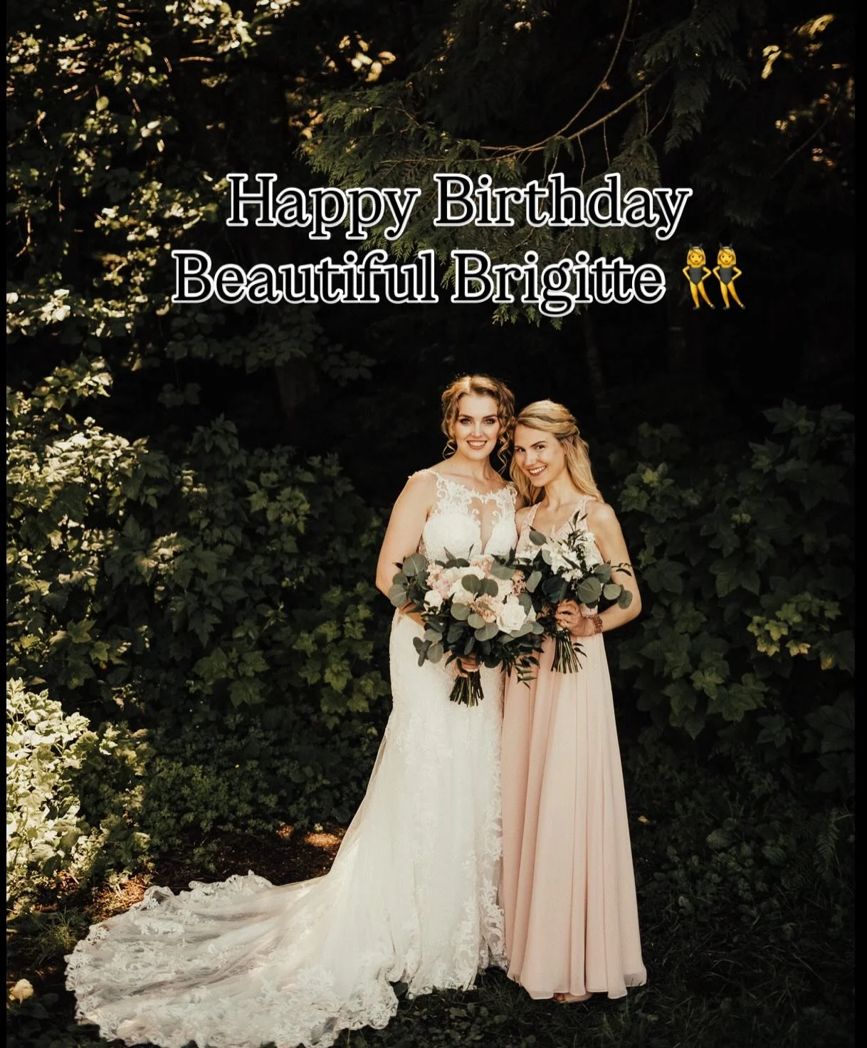 🎂 Happy Birthday, beautiful Brigitte 🎂

You are a light 🕯️
A rare gem 💎
A true sister 👯&zwj;♀️

Across decades, distances, and the many evolutions of who we&rsquo;ve both become, our friendship has remained a constant&mdash;and a gift. I&rsquo;m
