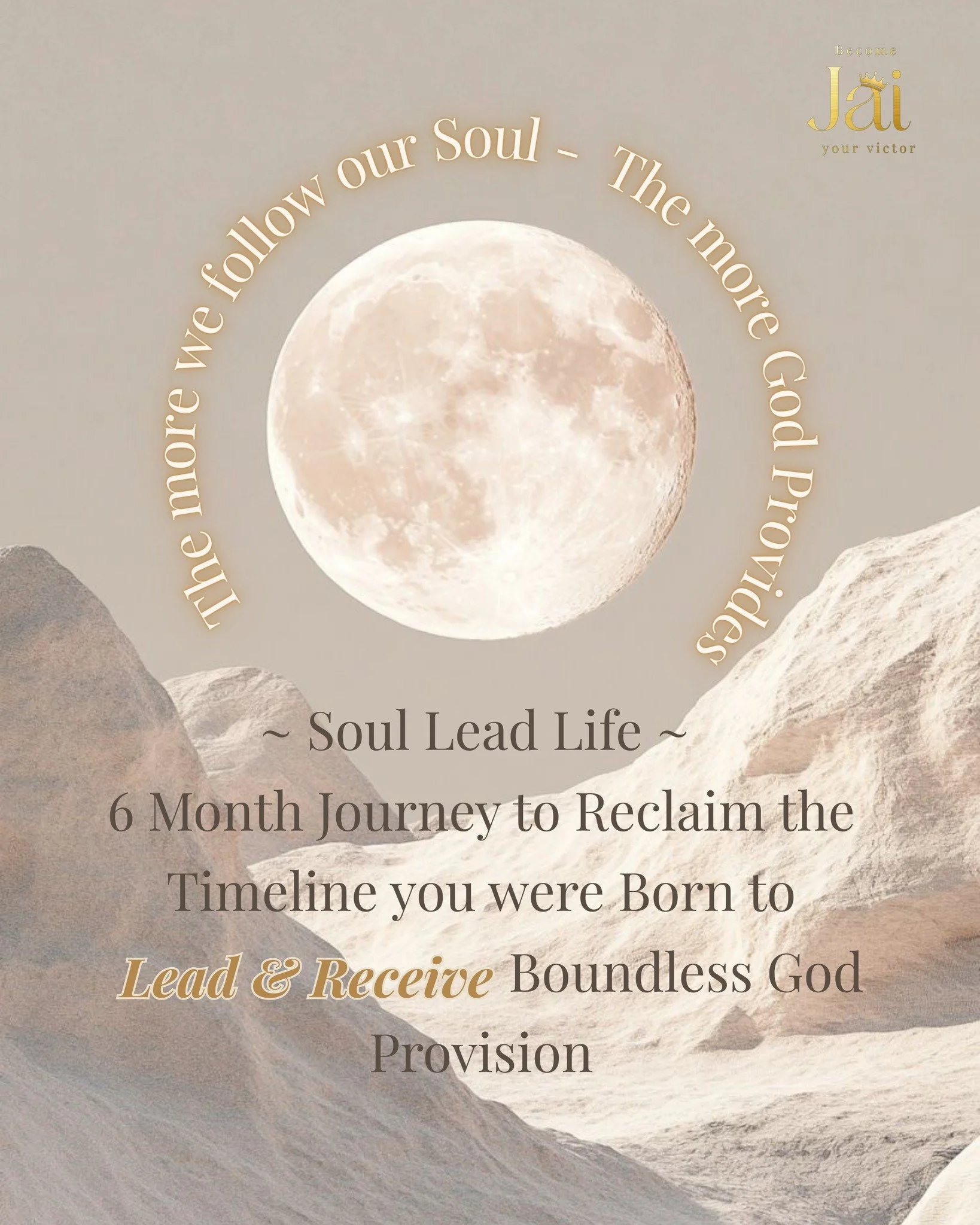 𝐓𝐡𝐞 𝐦𝐨𝐫𝐞 𝐰𝐞 𝐟𝐨𝐥𝐥𝐨𝐰 𝐨𝐮𝐫 𝐒𝐨𝐮𝐥,
𝐭𝐡𝐞 𝐦𝐨𝐫𝐞 𝐆𝐨𝐝 𝐩𝐫𝐨𝐯𝐢𝐝𝐞𝐬.

Not through force.
Not through hustle.
But through alignment, devotion, and trust.

When you choose your soul&rsquo;s path,
Provision becomes inevitable.

So