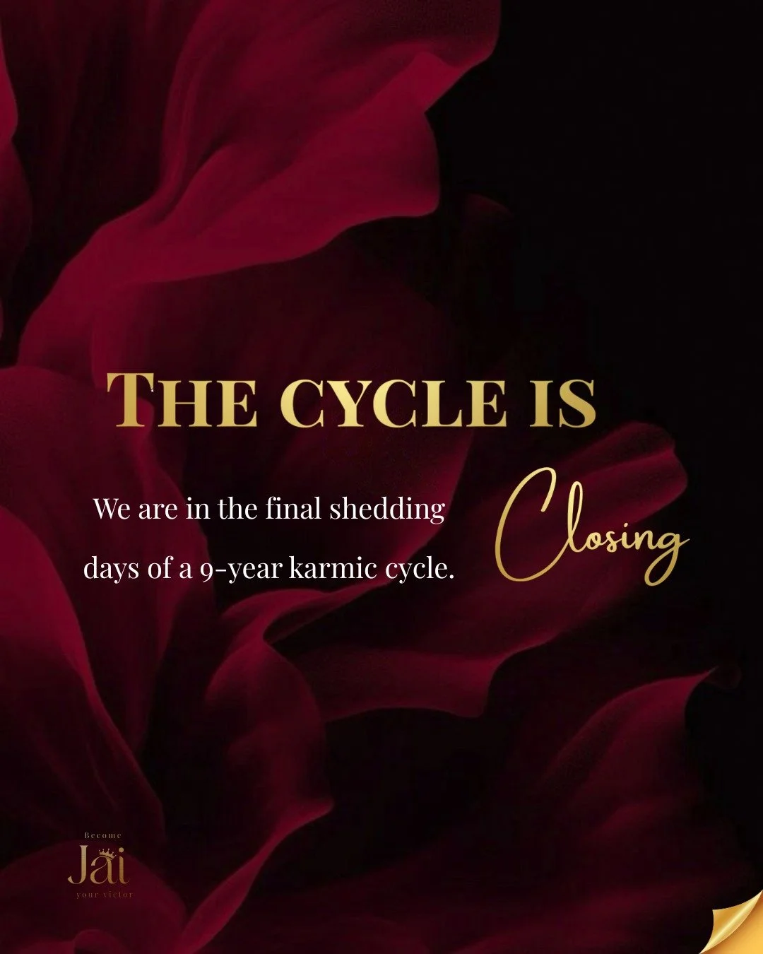 We are in the final shedding days of a karmic cycle.

The structures built on distortion are collapsing.
The illusions are losing oxygen.
And what is misaligned can no longer hide.

This is not a time for spiritual performance.
It is a time for embod