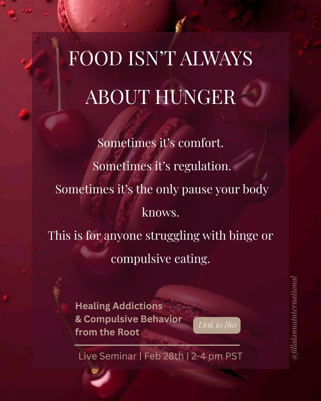 Food isn&rsquo;t always about hunger.

Sometimes it&rsquo;s comfort.
Sometimes it&rsquo;s control.
Sometimes it&rsquo;s the only safe pause your body knows.

Binge eating and sugar cravings are so often misunderstood&hellip;

But beneath them is usua