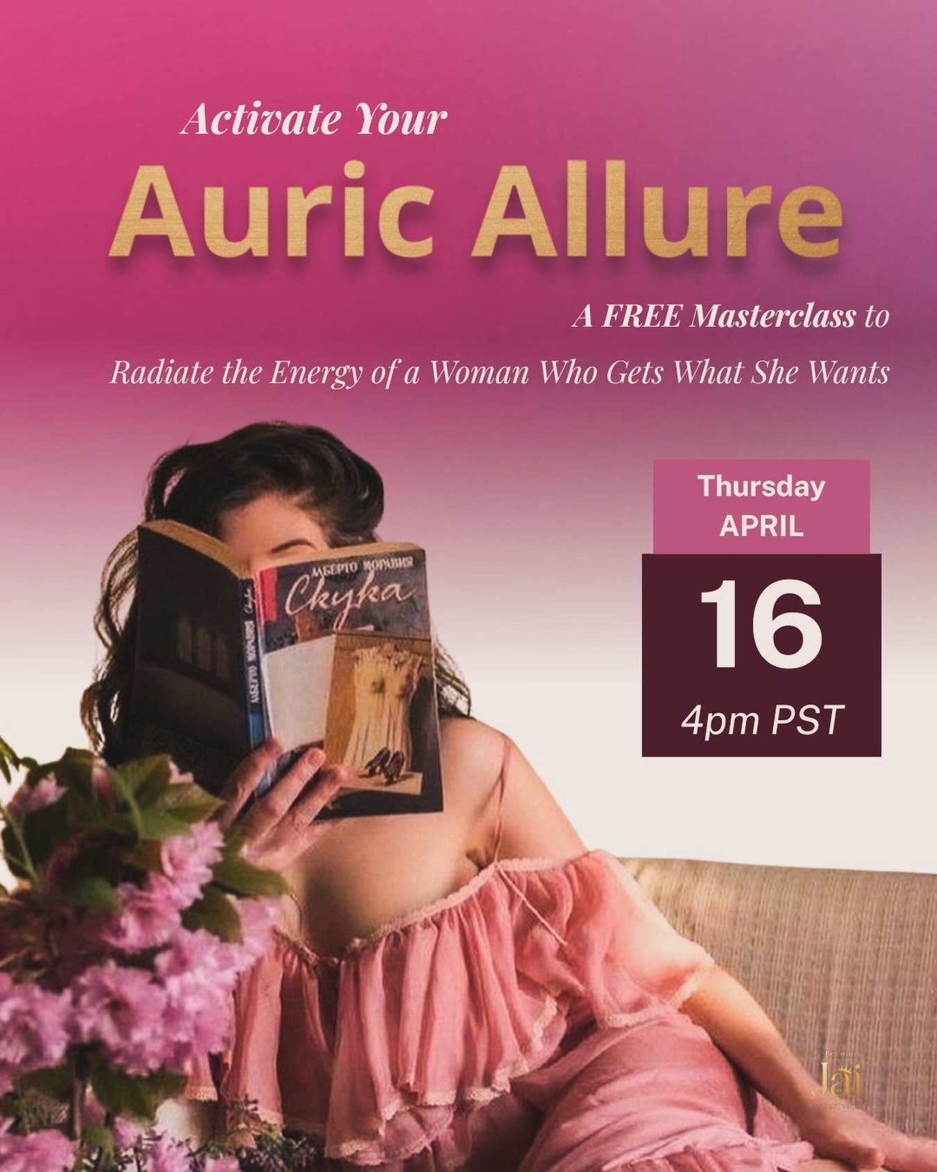 ✨ From Overlooked &rarr; Magnetic AF

You don&rsquo;t become magnetic by trying harder.
You become magnetic when your energy changes.

✧ Activate Your Auric Allure ✧

A FREE Masterclass to become the woman who magnetizes with her presence.

The woman