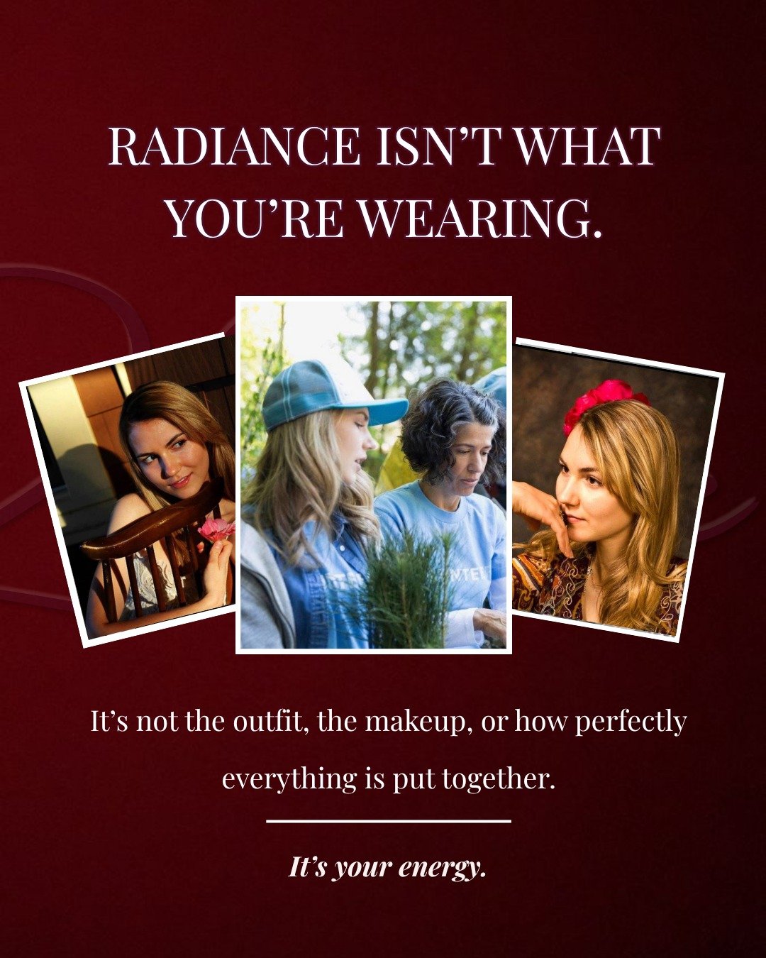 Radiance isn&rsquo;t something you put on.
It&rsquo;s something you embody.

𝐀𝐮𝐫𝐢𝐜 𝐀𝐥𝐥𝐮𝐫𝐞 ~ 𝐅𝐫𝐞𝐞 𝐌𝐚𝐬𝐭𝐞𝐫𝐜𝐥𝐚𝐬𝐬
𝐀𝐩𝐫𝐢𝐥 𝟏𝟔𝐭𝐡 | 𝟒𝐩𝐦 𝐏𝐒𝐓
𝐋𝐢𝐧𝐤 𝐢𝐧 𝐁𝐢𝐨

#quietluxury
#feminineenergy
#magneticwoman
#innerglow
#s