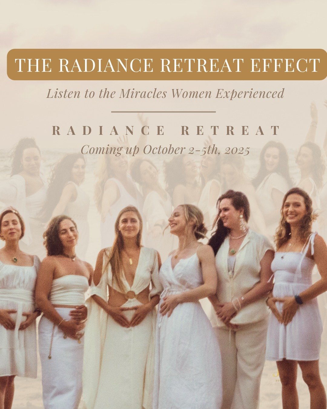 Radiance Retreat
Coming up on October 2-5th, 2026
Application form in Bio