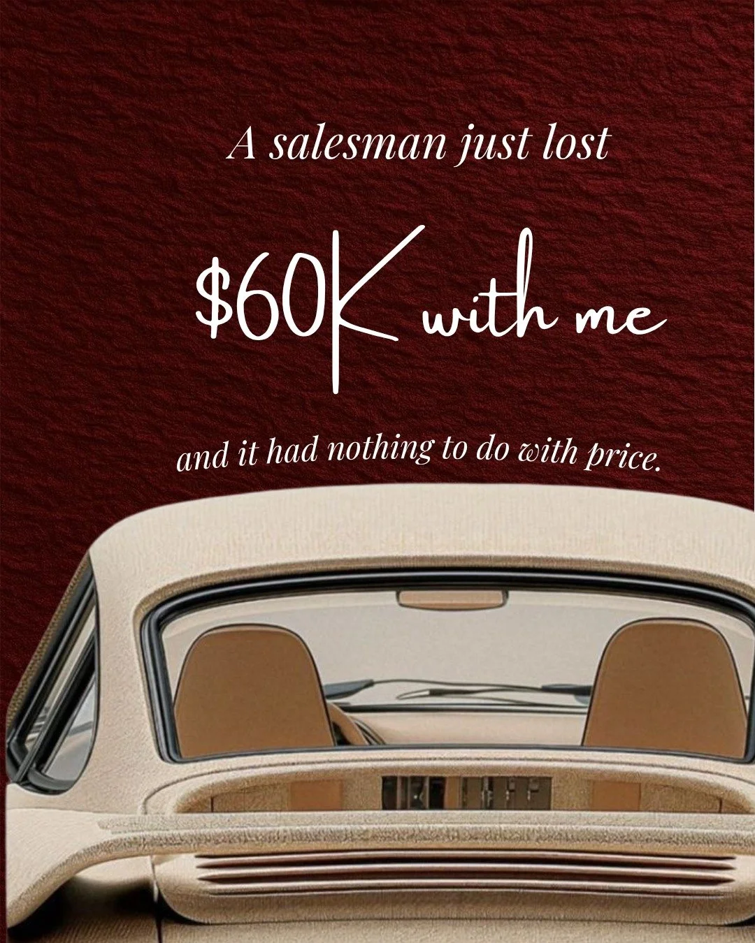 If it feels off&hellip; it probably is.

A lot of what&rsquo;s taught in sales today
is built on pressure, manipulation, and short-term wins.

But that kind of energy?
It doesn&rsquo;t build real wealth.

Inside this session, we&rsquo;re breaking dow