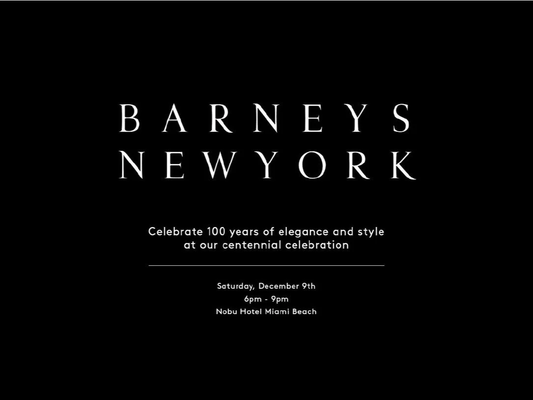 Barneys New York Celebrates a Century of Style at Art Basel Miami Beach