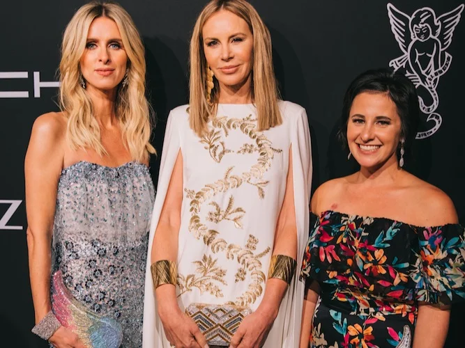 Nicky Hilton and Dee Hilfiger Shine in Judith Leiber at Angel Ball 