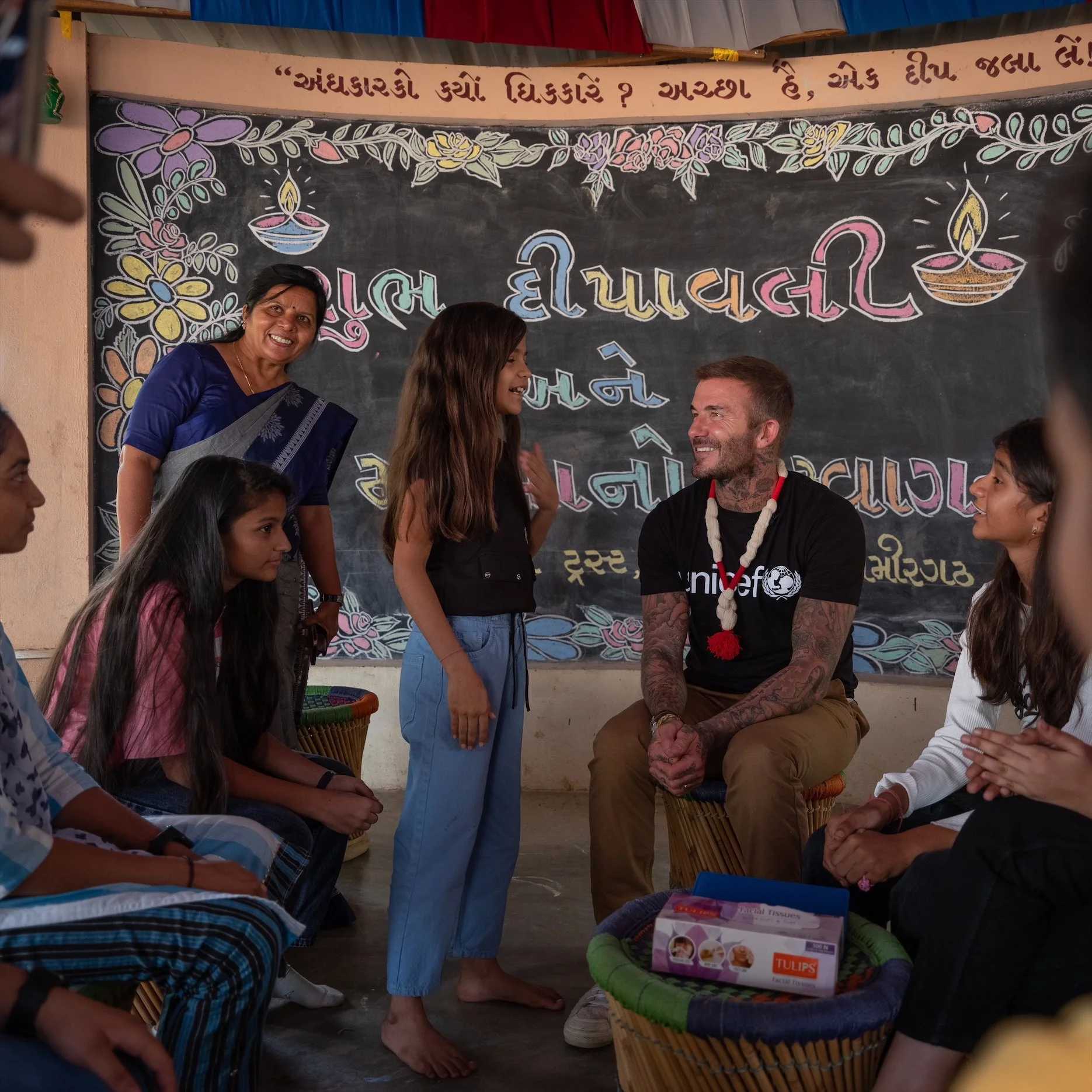 David Beckham Launches Fundraising Appeal For UNICEF For His 50th Birthday