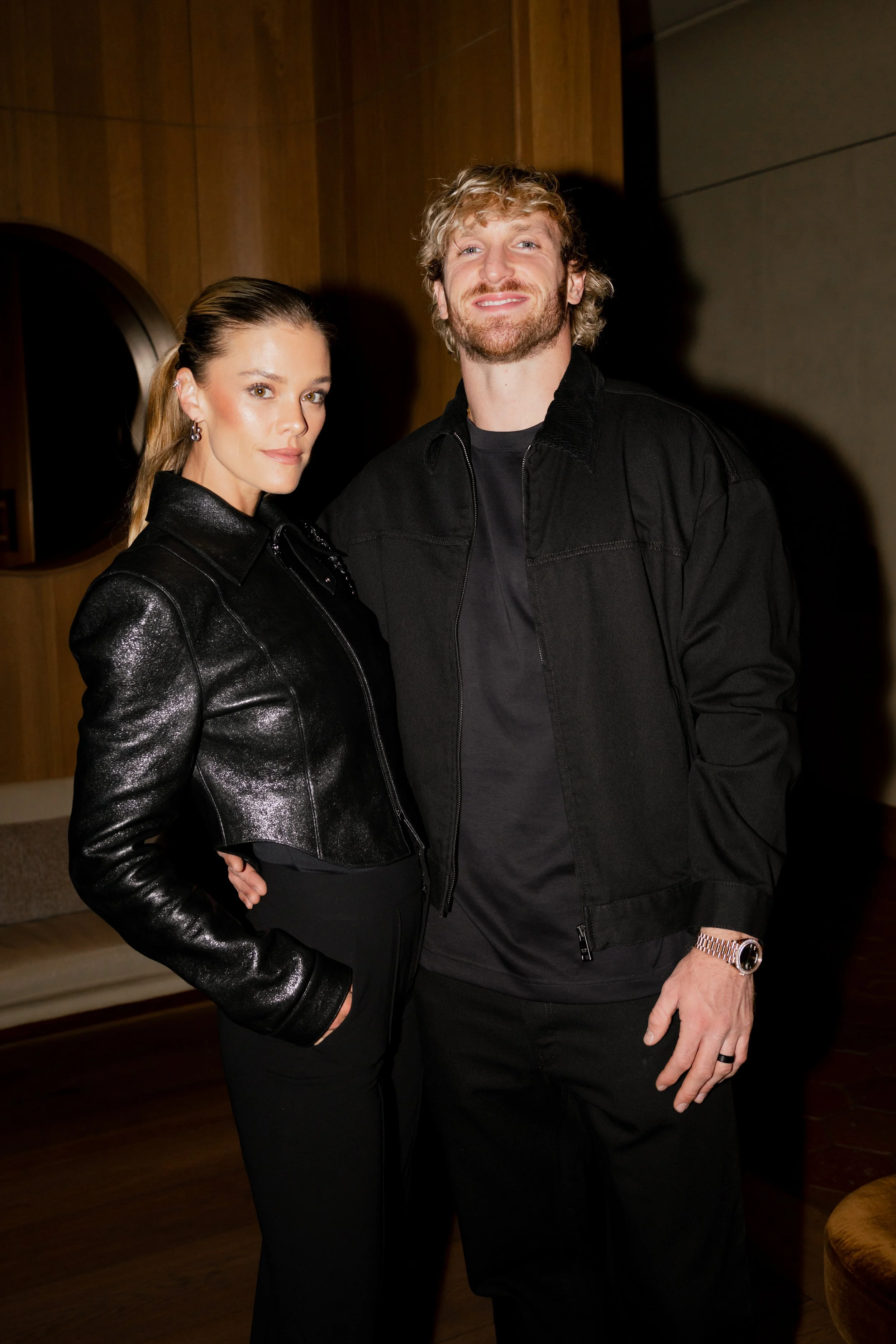 Nina Agdall and Logan Paul