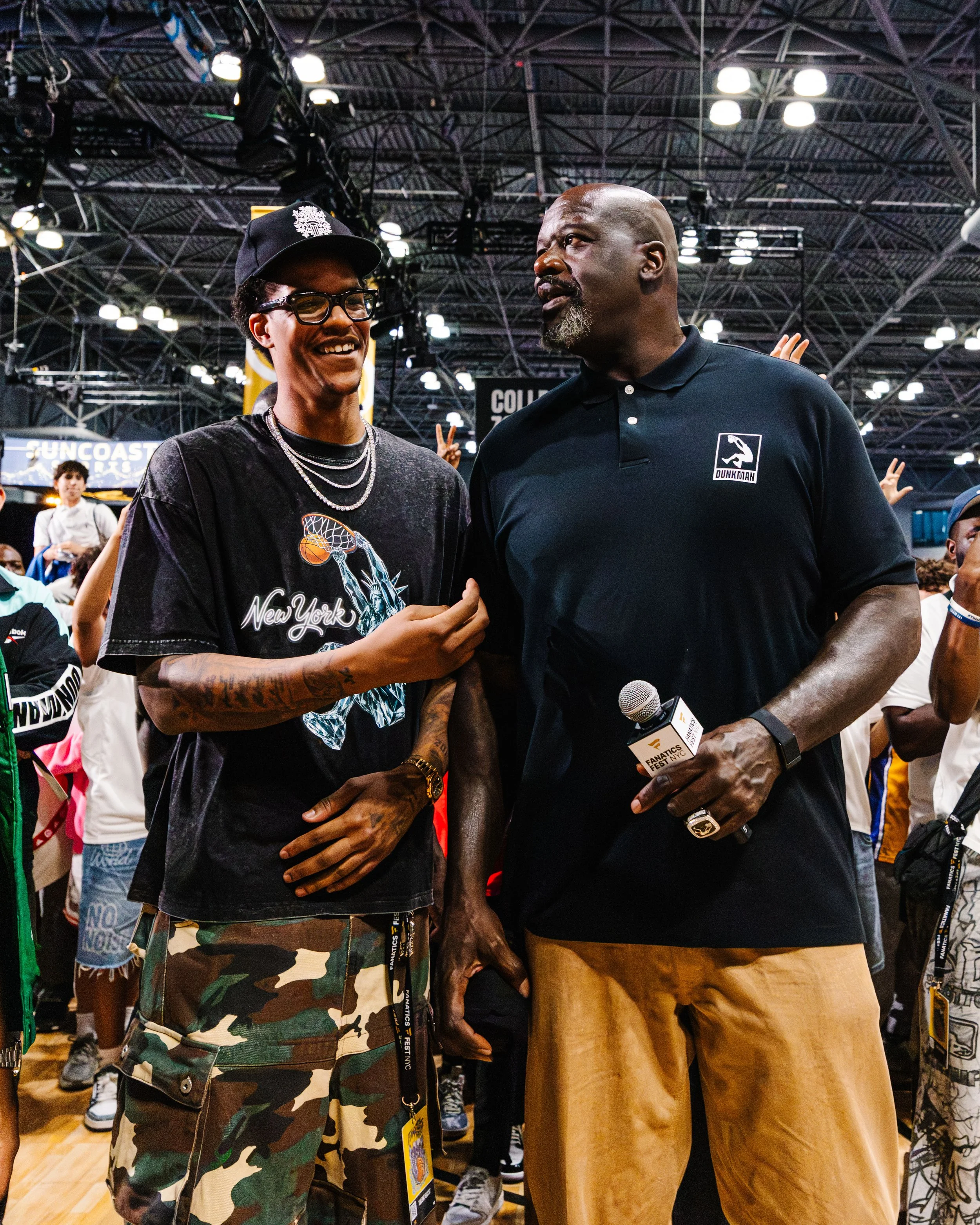 Shaquille O'Neal DUNKMAN Fanatics Fest Dunk Exhibition