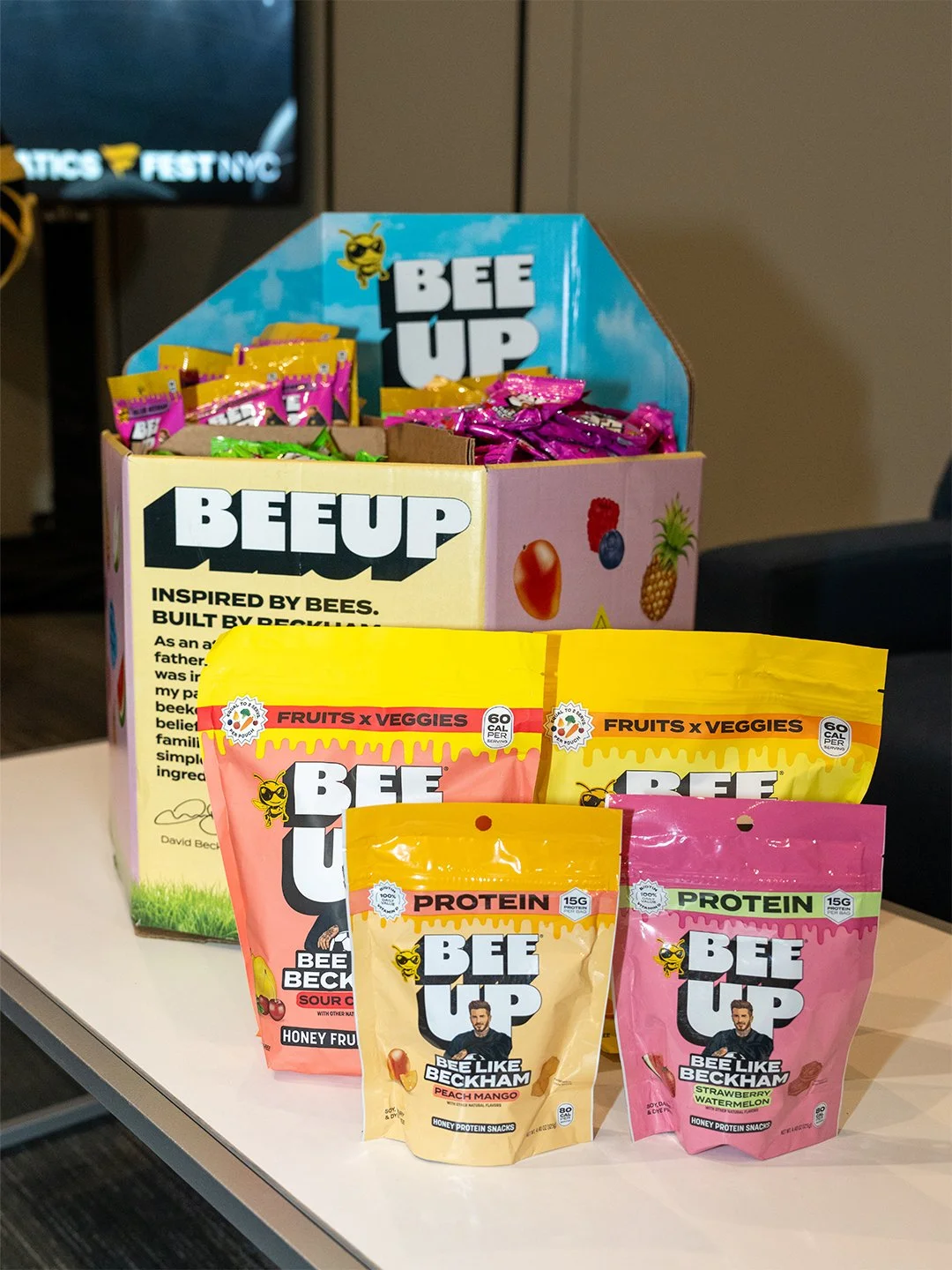 David Beckham BEEUP Honey Snack 