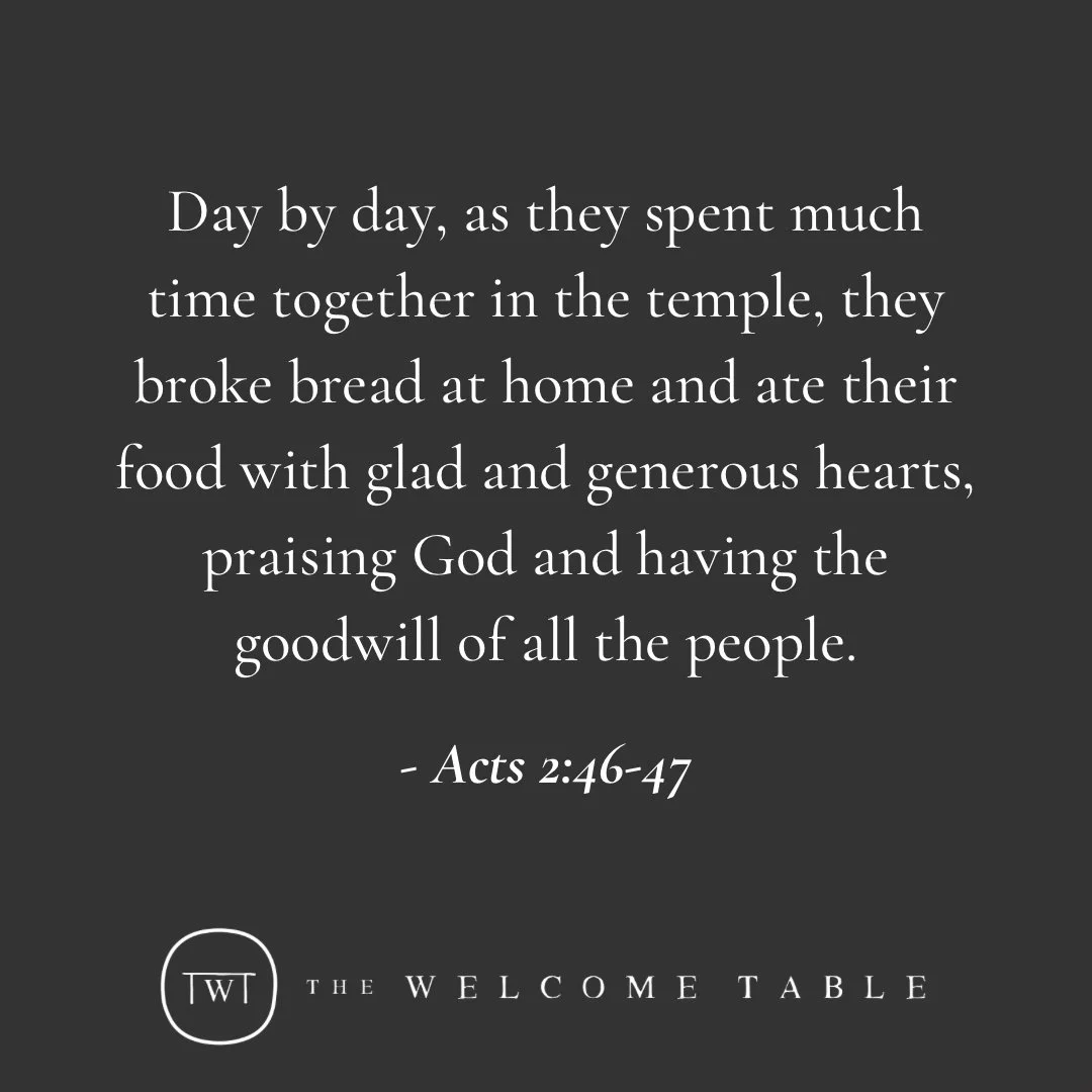 Holy isn&rsquo;t limited to any particular place, or any particular liturgy or way of doing things. It is just a part of what happens when we hold things in common, when we break bread, and when we offer all that we have in the name of love. 💛 

#ta