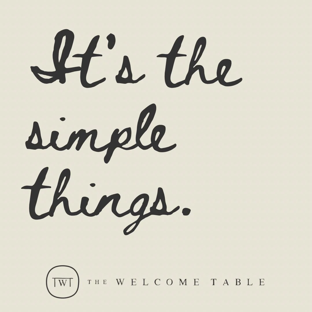 We think of welcome as an invitation into homes or parties, but it can be hard to find in the daily rhythm of our lives. Especially in our work spaces. ⠀⠀⠀⠀⠀⠀⠀⠀⠀
⠀⠀⠀⠀⠀⠀⠀⠀⠀
Sometimes the most meaningful welcome is found in the simple things - an extra