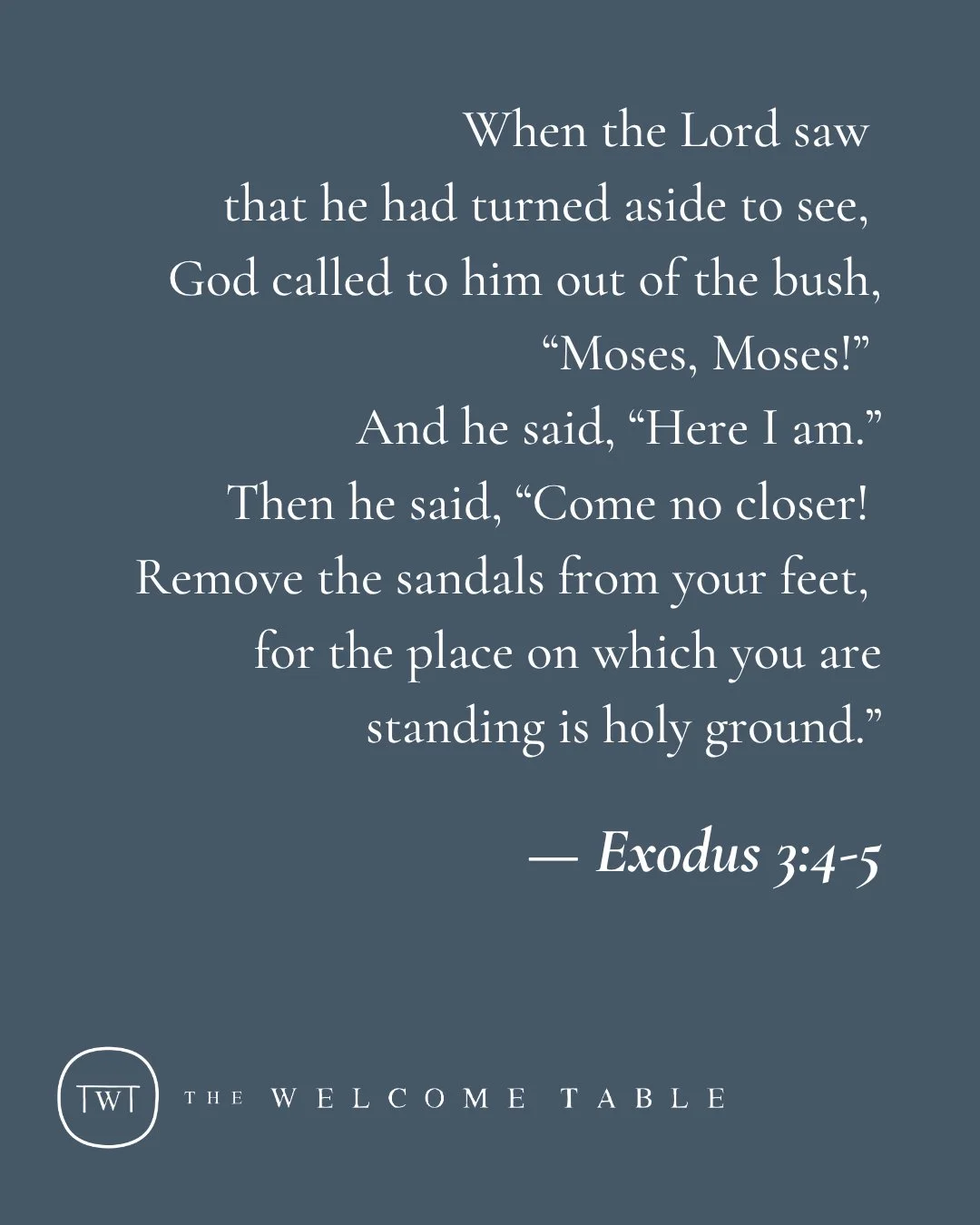 In that quiet exchange between God and Moses, something shifts &mdash; not just for him, but for all of us who have ever wondered where we might find God in the midst of our lives. It is a revelation: God is not waiting for us to arrive somewhere els