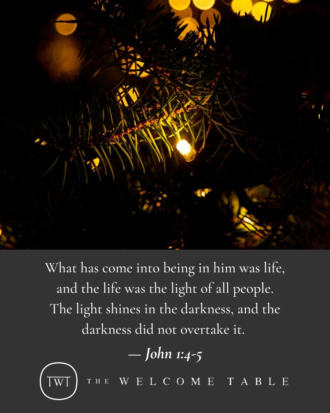 God of Hope,​​​​​​​​
Be with us in the heaviness of our days and in the weariness of our hearts. Let your light shine in the corners of our lives where shadows linger. Let your hope take root in us and grow this season. Help us to see the ways we can