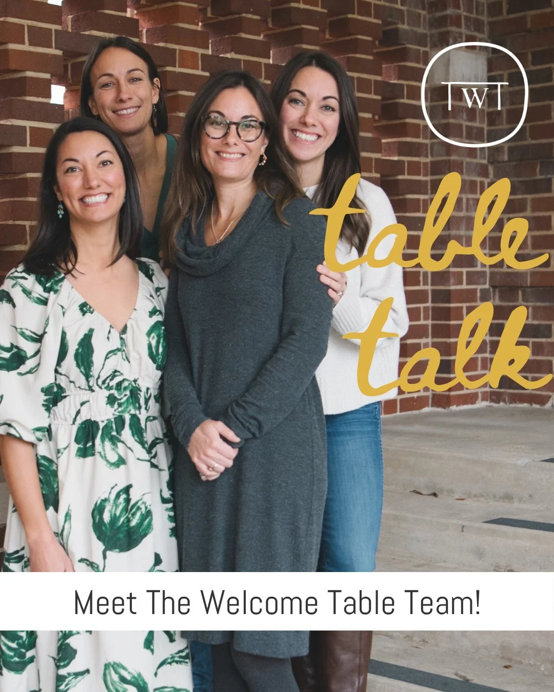 Hi there! It&rsquo;s been a while since we&rsquo;ve popped in to introduce ourselves and we know there are quite a few new faces in this beautiful community. We are The Welcome Table Team also known by some as &ldquo;The Bunce Girls!&rdquo; 💛 

Orig