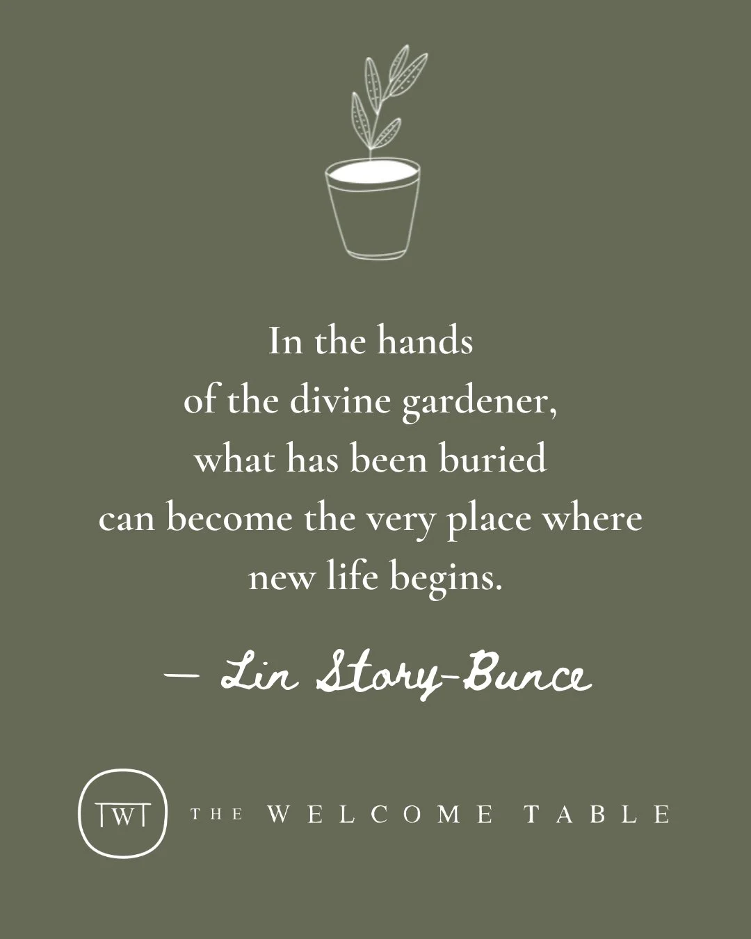 The holy creator is always at work making beautiful things from the dust of our lives, from the mud of the garden.

The resurrected Jesus, standing in that garden, invites us to look again at the places in our own lives that feel wasted. The relation