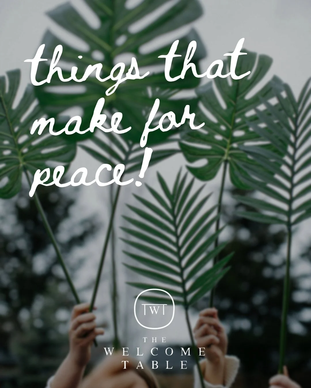As we enter into Holy Week, we do so as Jesus once did, lamenting for our world &ndash; crying out with all of nature for peace, for an end to suffering, for an end to the nightmare of war. ​​​​​​​​
​​​​​​​​
Jesus knew there are things that make for 