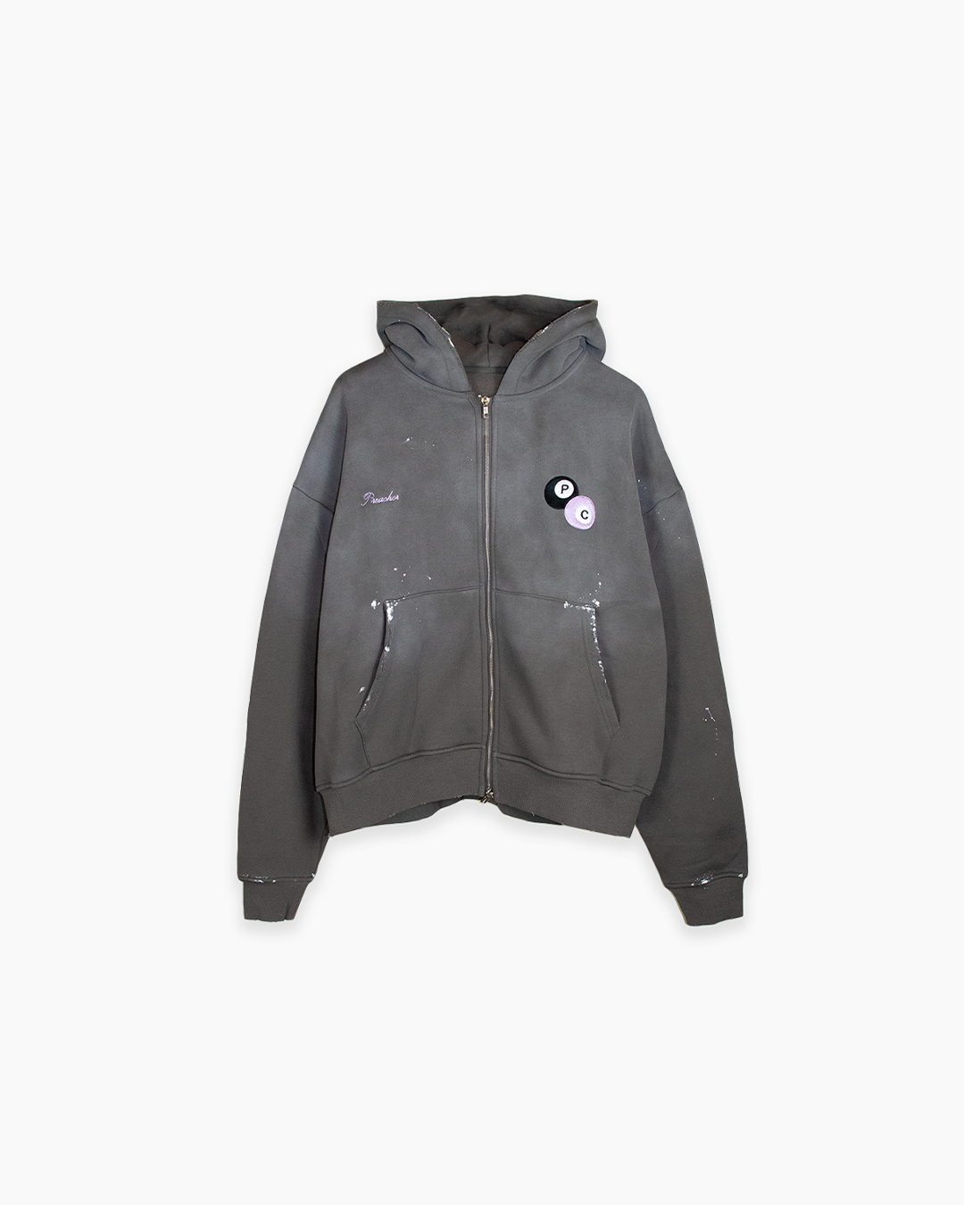 "8Ball" Painter's Zip Hoodie