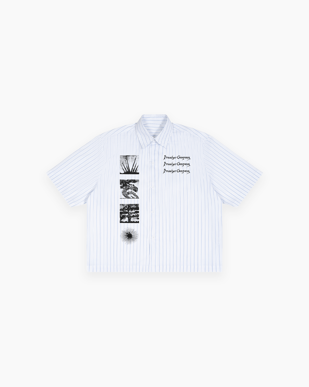 "Cosmic" Pinstripe Buttondown