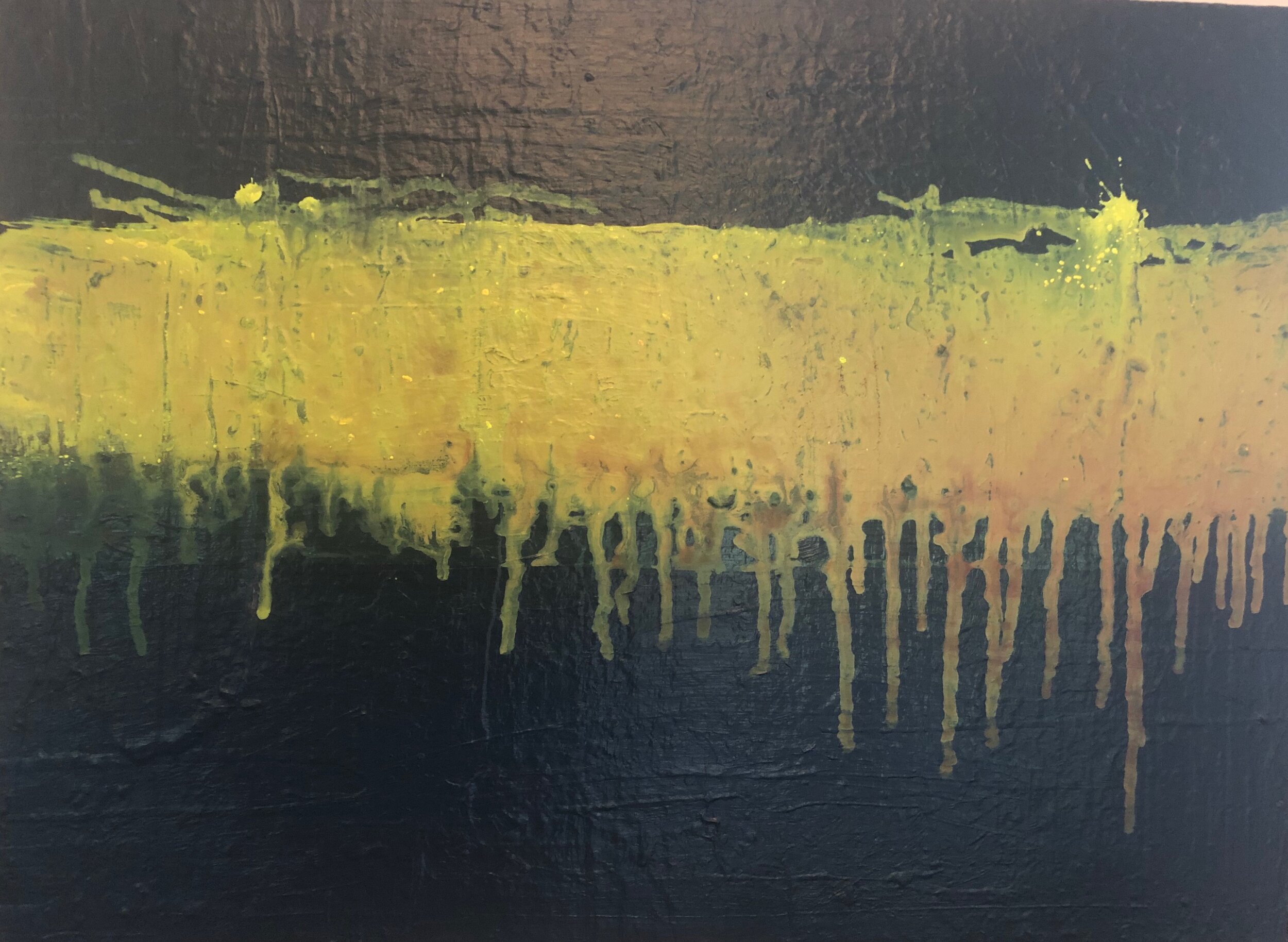Rise, Acrylic on canvas, 40" x 60", 2018