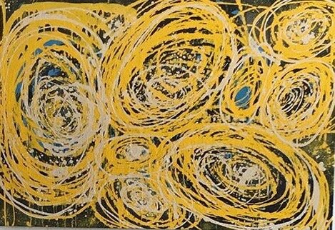 Nest, Acrylic on canvas, 40" x 60", 2016