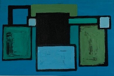 Untitled, Acrylic on canvas, 36" x 60", 2016 (Unavailable for purchase)