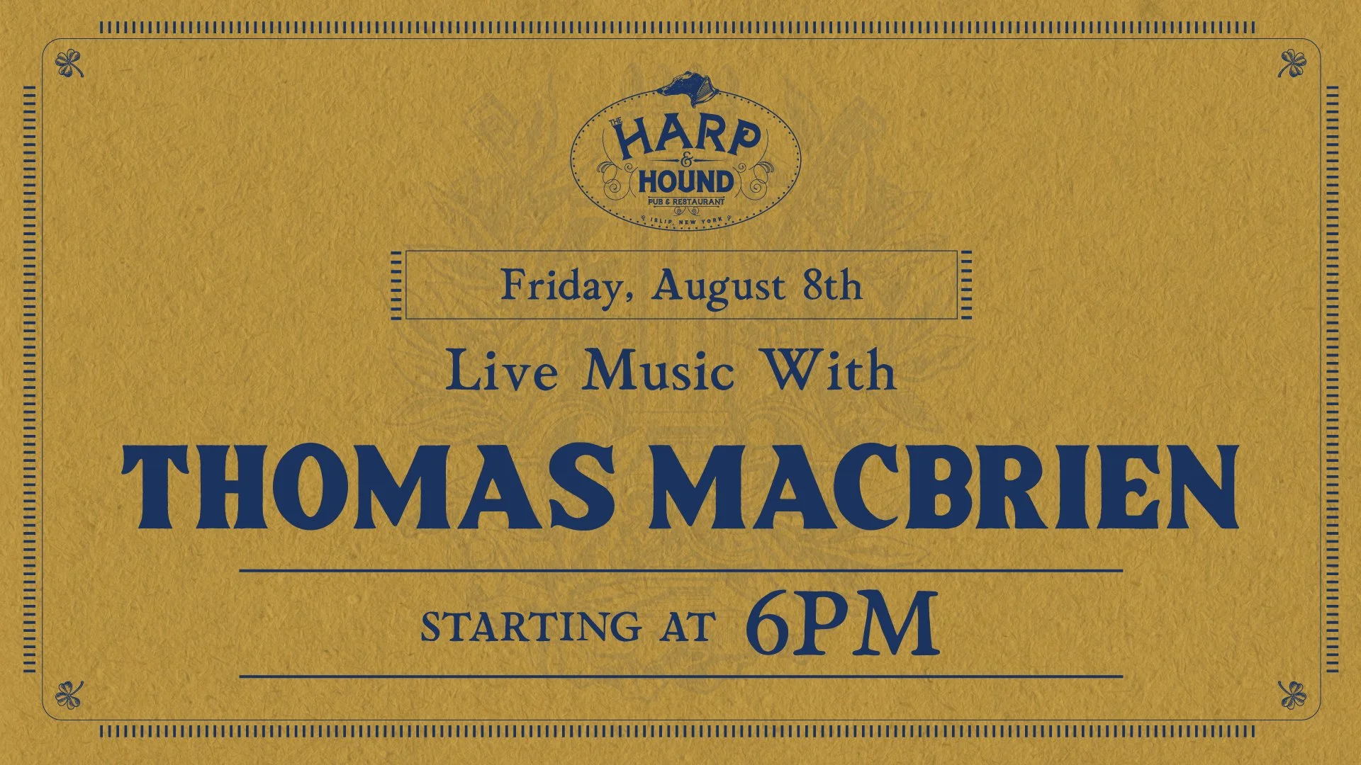 Live Music with Thomas MacBrien