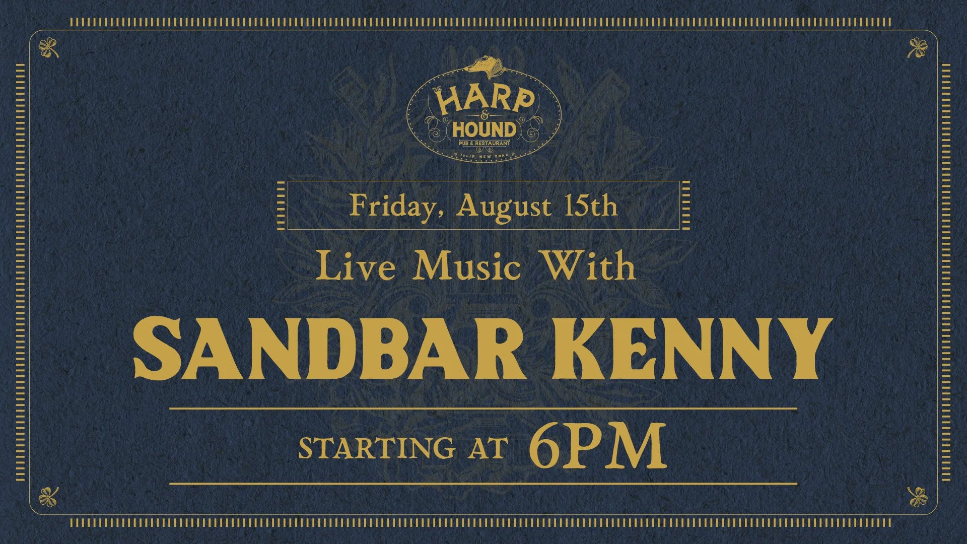 Live Music with Sandbar Kenny