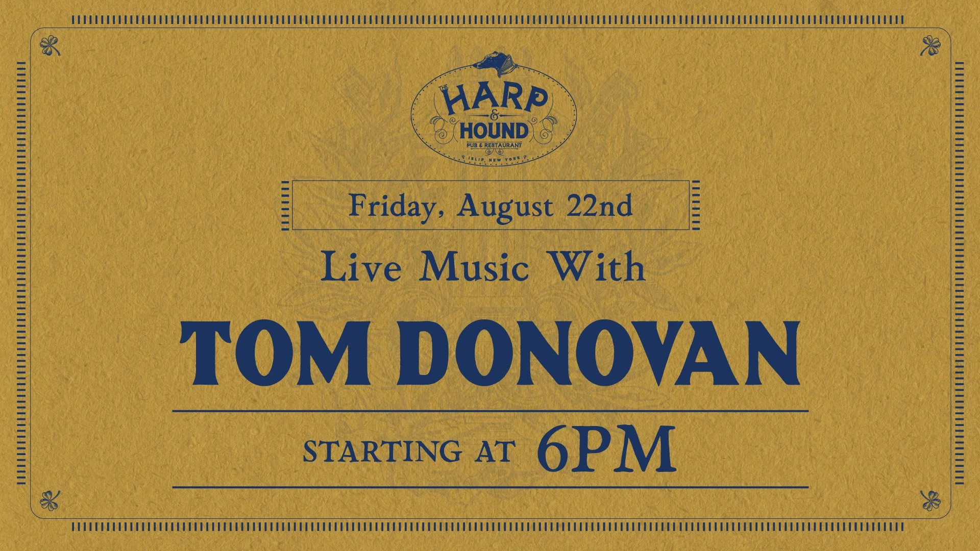 Live Music With Tom Donovan
