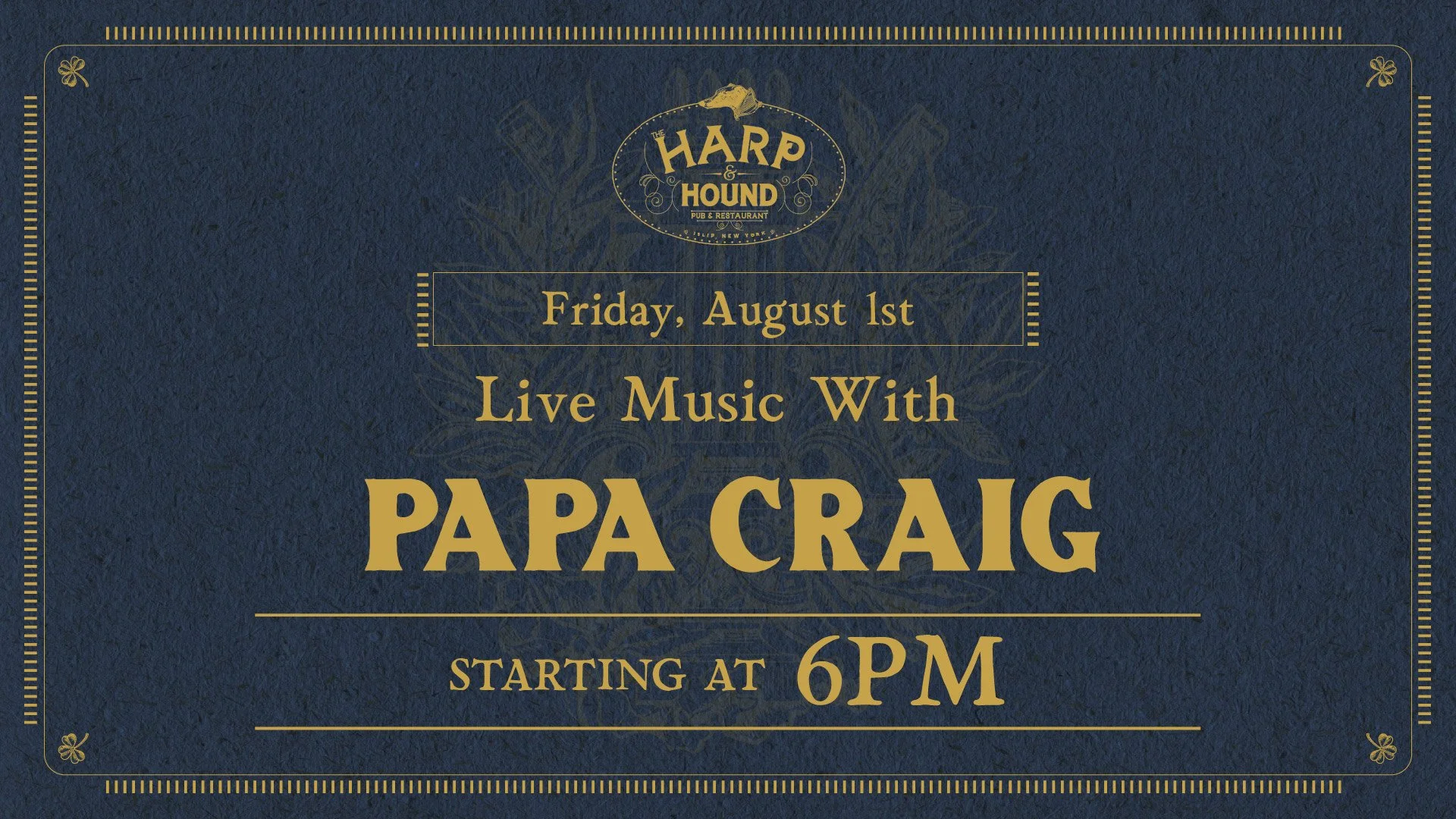 Live Music with Papa Craig