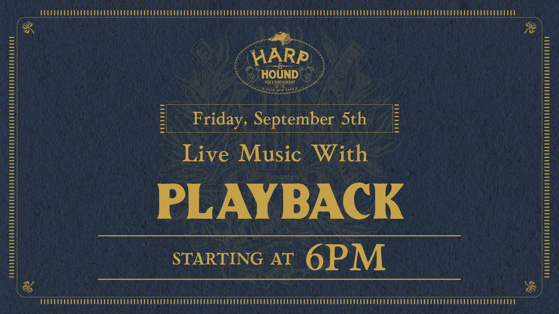 Live Music With PlayBack