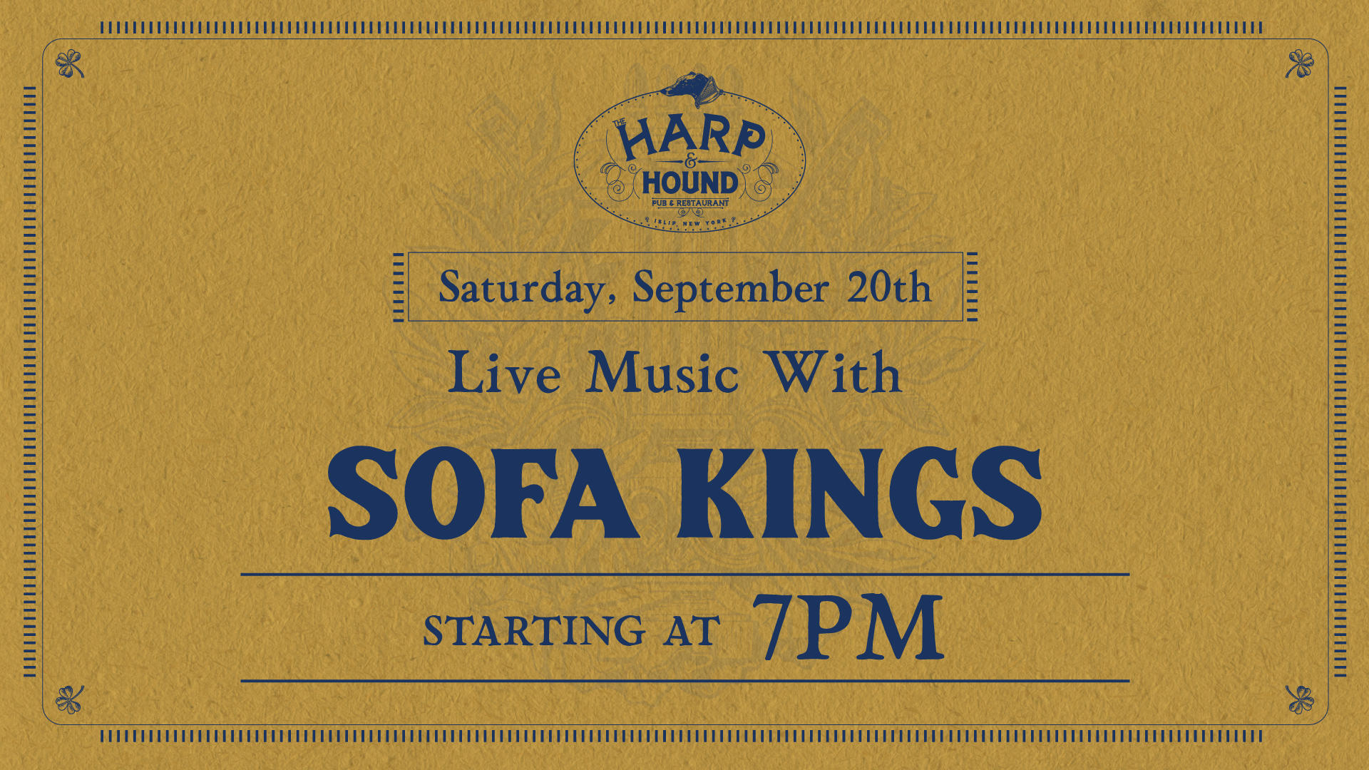 Live Music with Sofa Kings