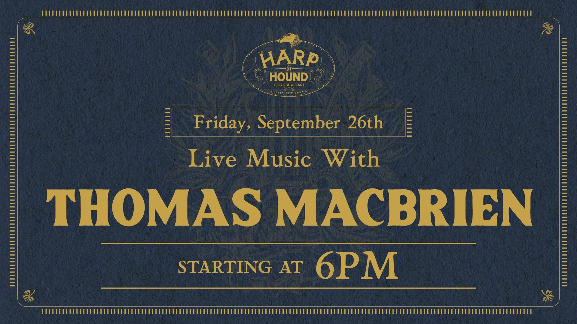 Live Music with Thomas MacBrien
