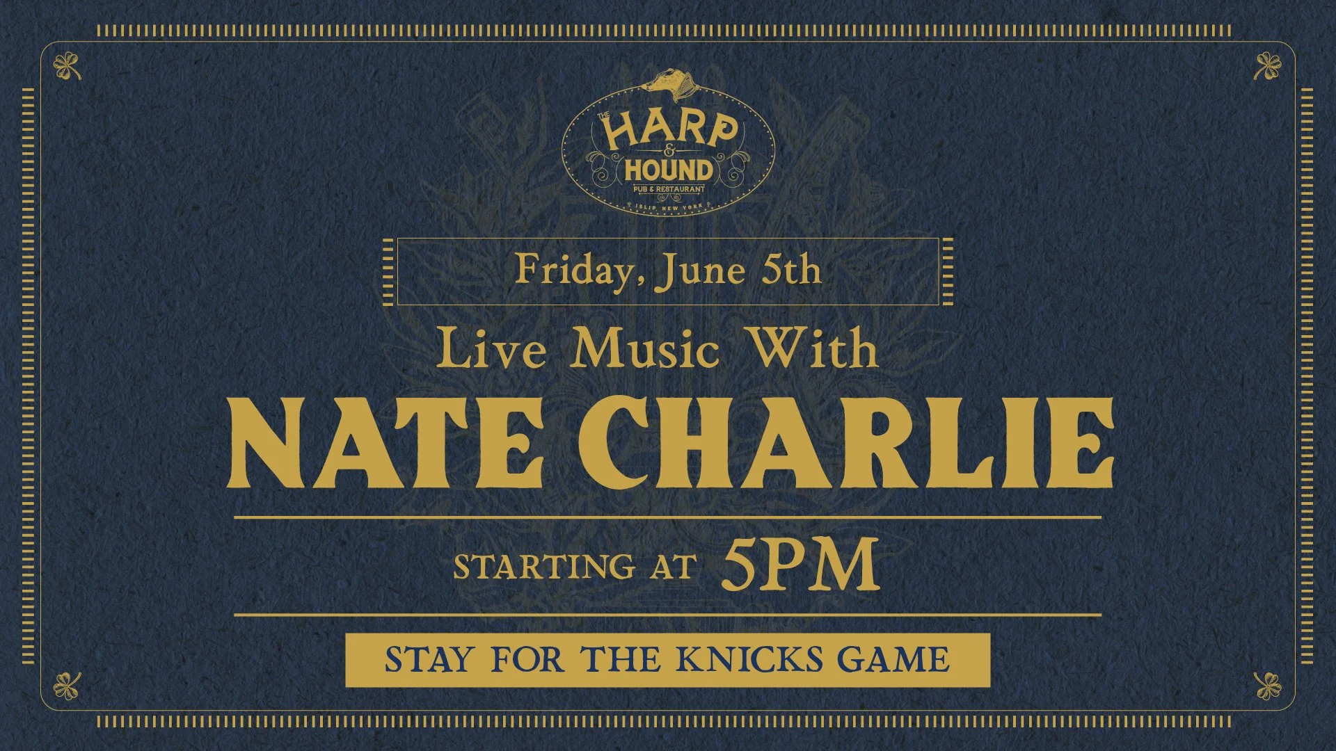 Live Music with Nate Charlie