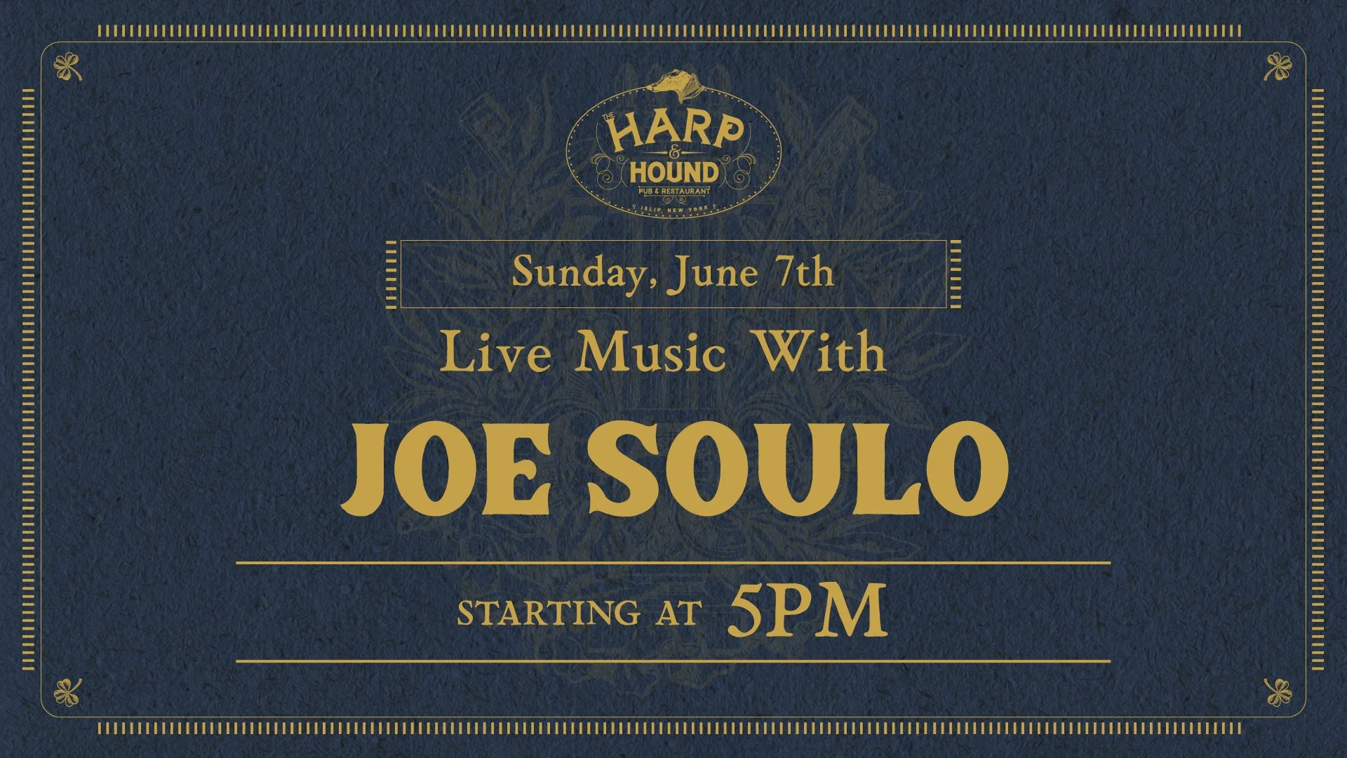 Live Music with Joe Soulo