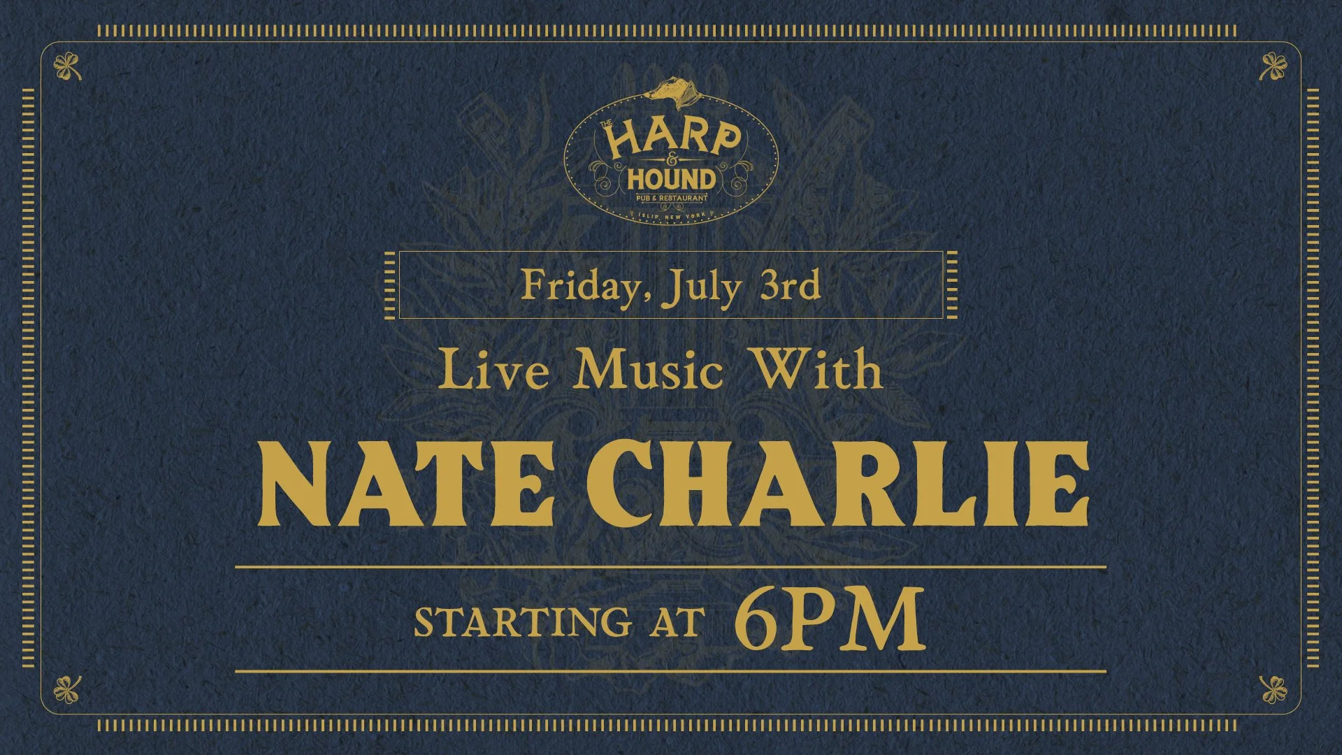 Live Music with Nate Charlie