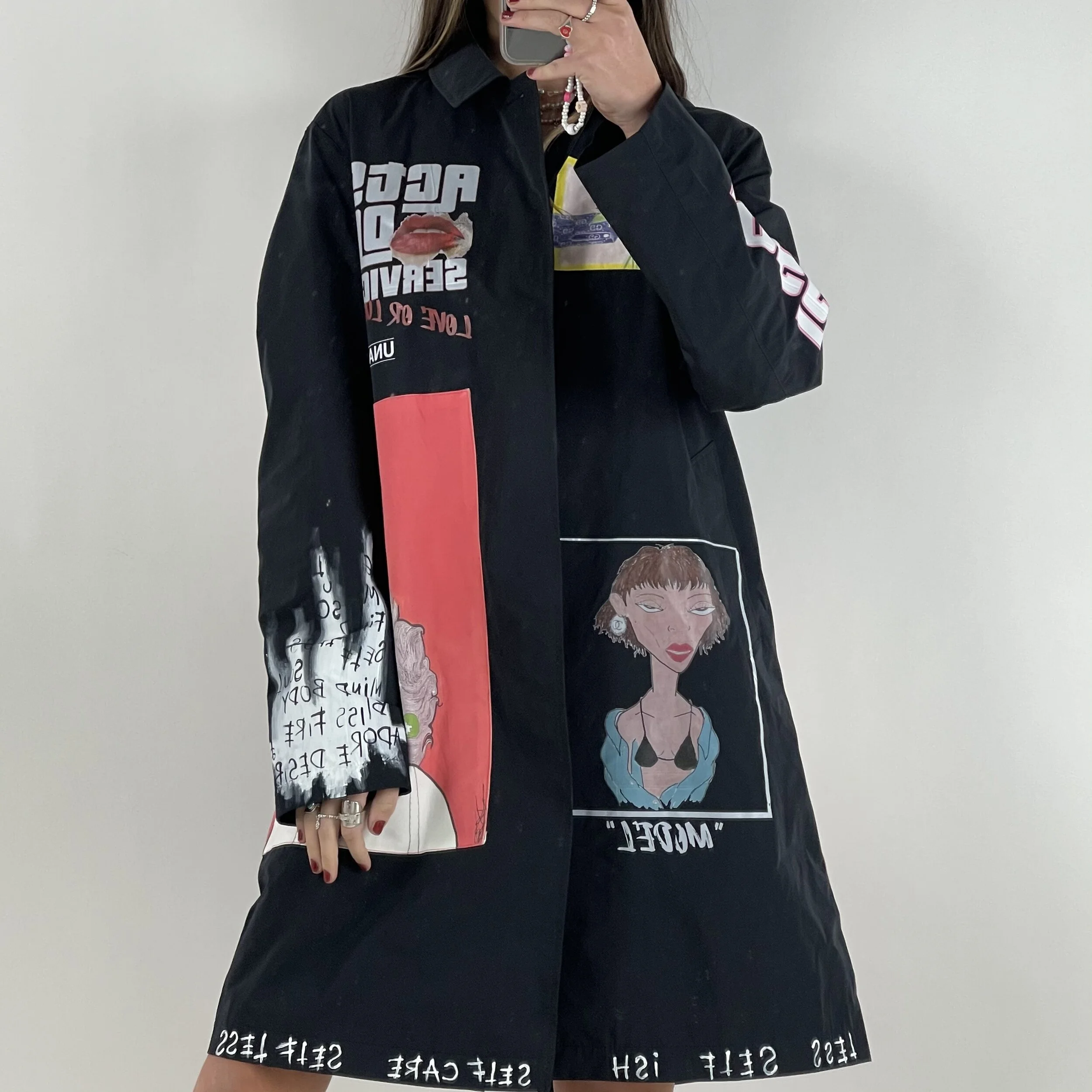 Black Long Coat - Lust Struck