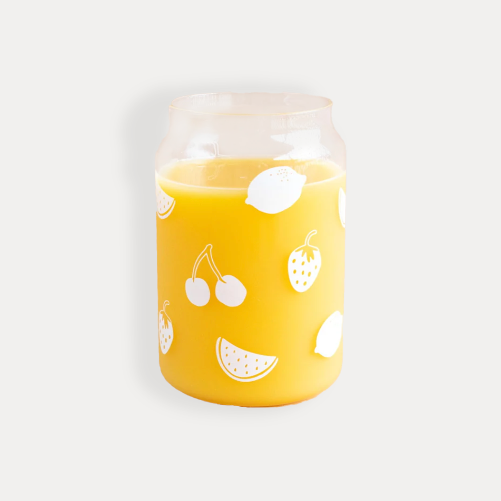 Fruit Stamp Glass