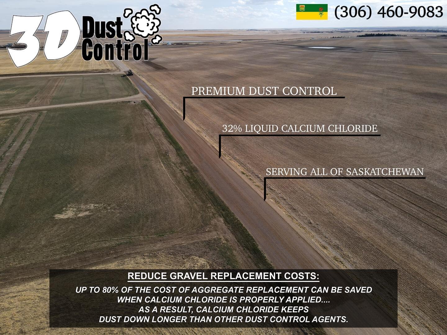 3D Dust Control is here to provide you with premium dust control throughout Saskatchewan. Give us a call today 💥 #3DTeam #TeamParm #DustControl